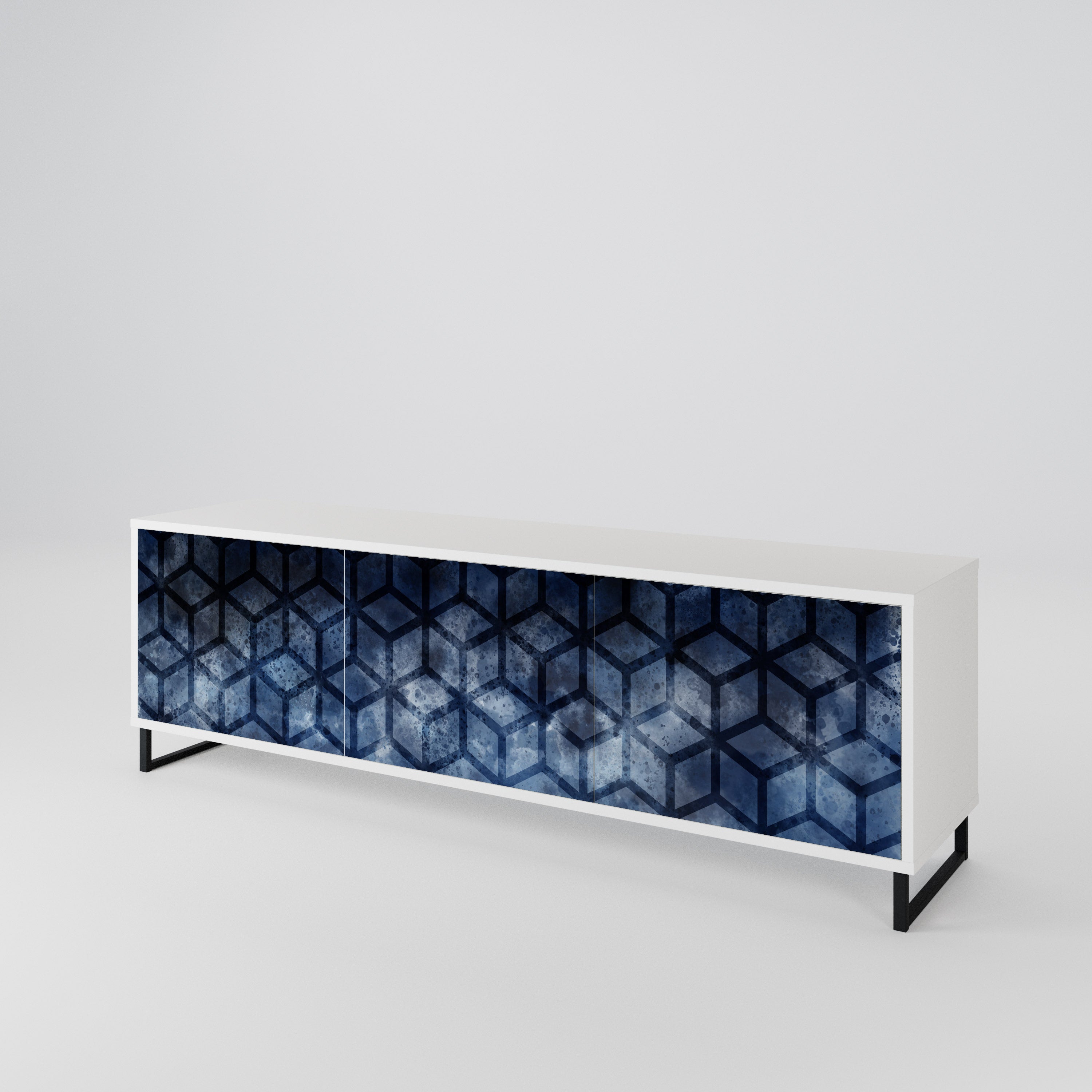 CUBIC MIST Mueble de TV de 3 Puertas