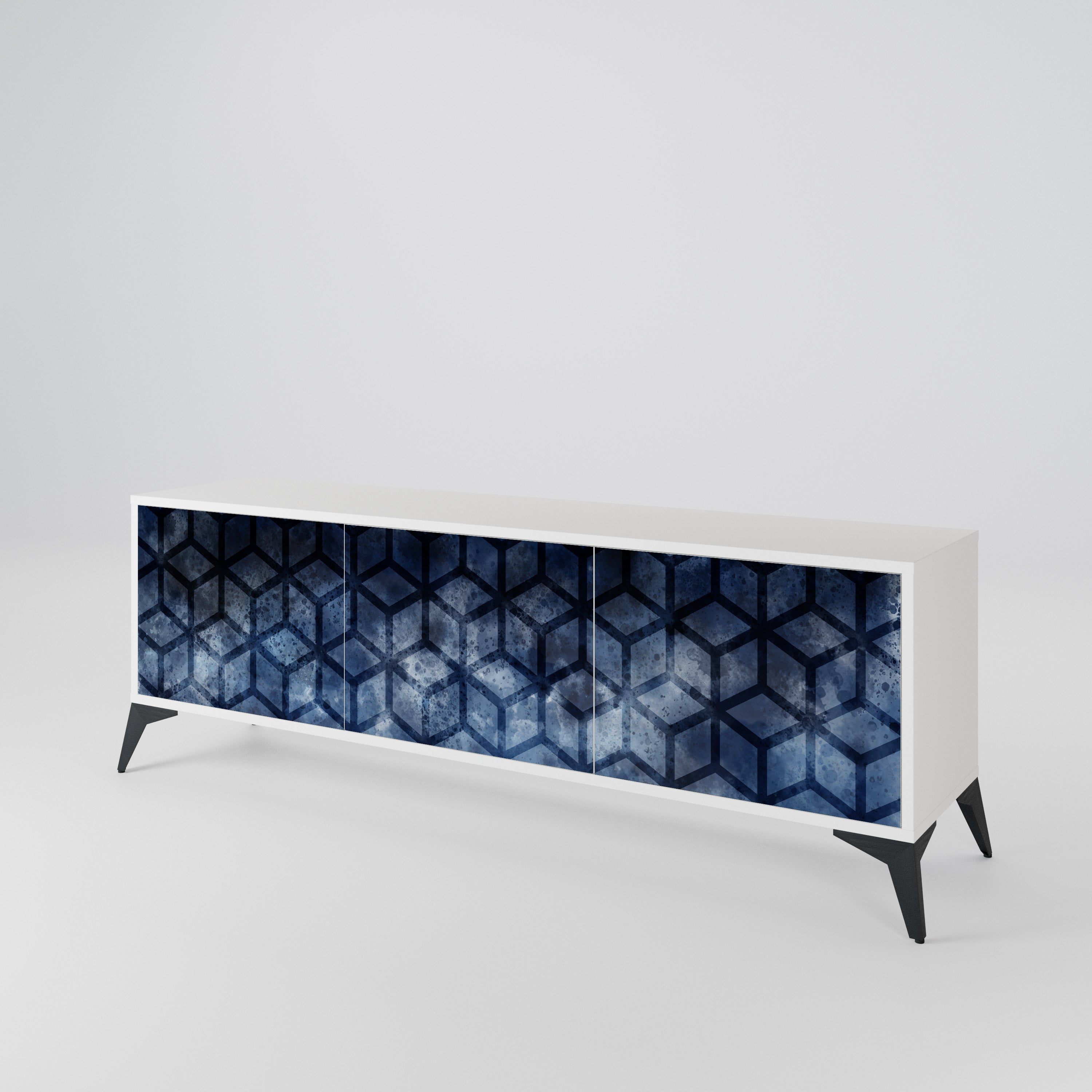 CUBIC MIST Mueble de TV de 3 Puertas