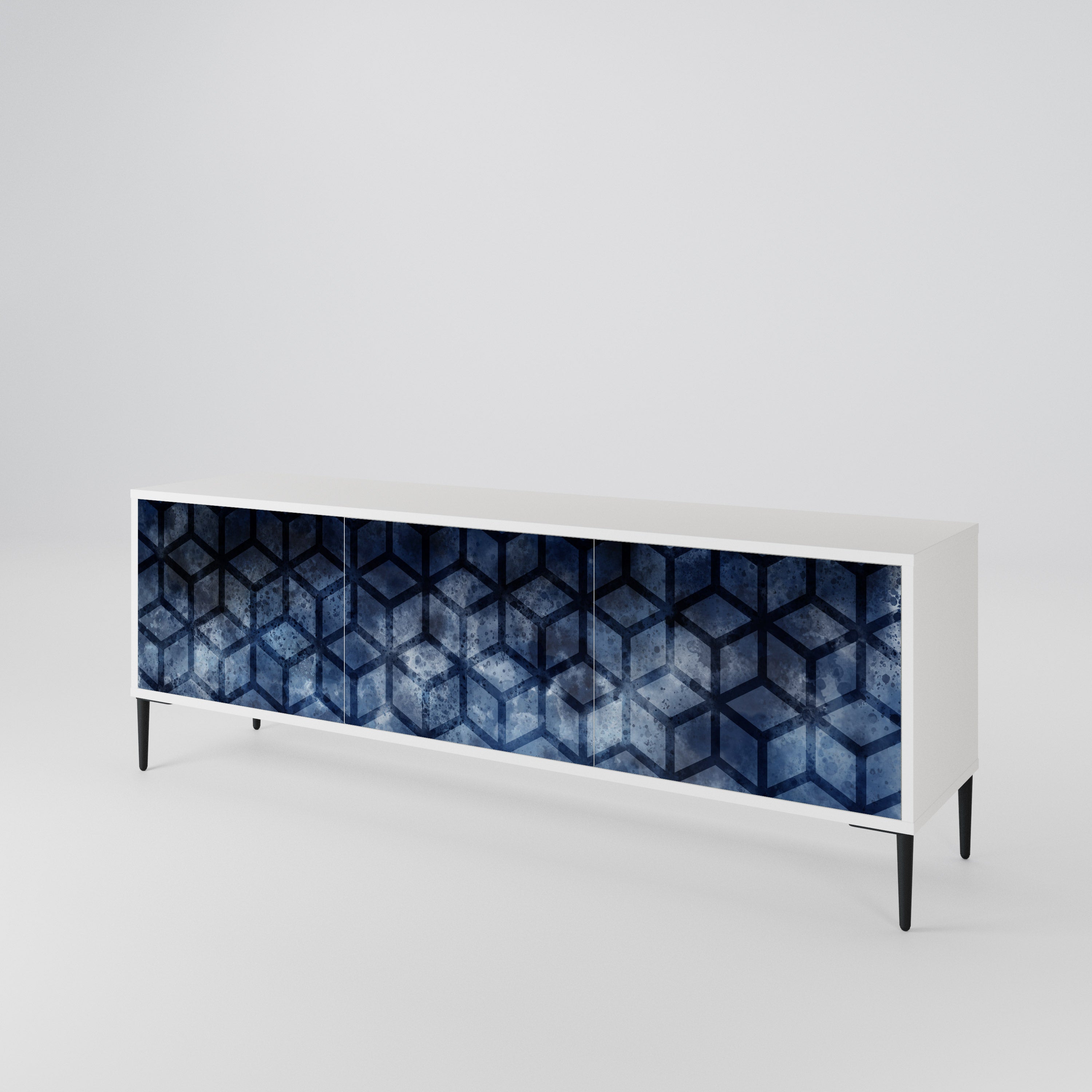 CUBIC MIST Mueble de TV de 3 Puertas