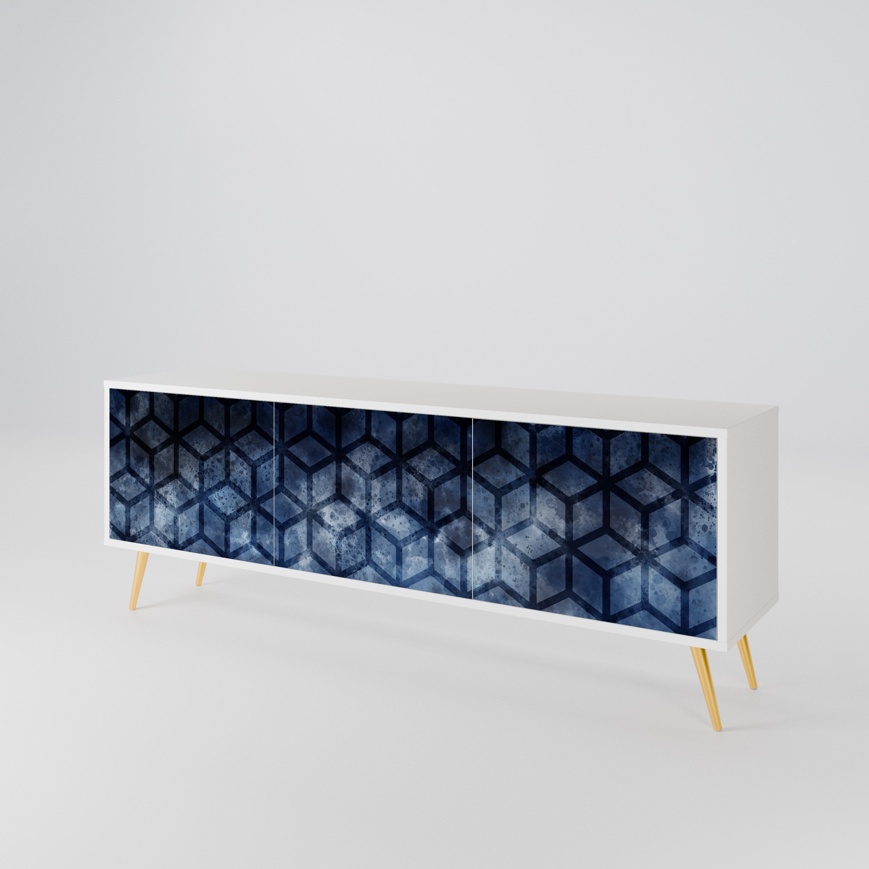 CUBIC MIST Mueble de TV de 3 Puertas