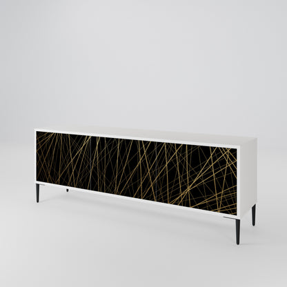 BRIGHT MESH Mueble de TV de 3 Puertas