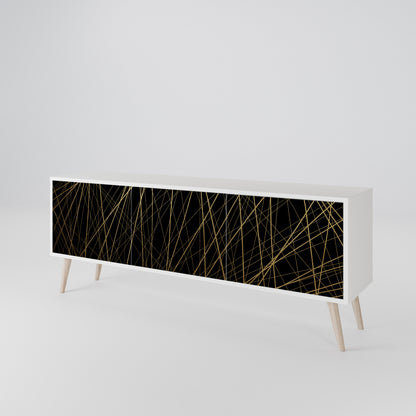 BRIGHT MESH Mueble de TV de 3 Puertas