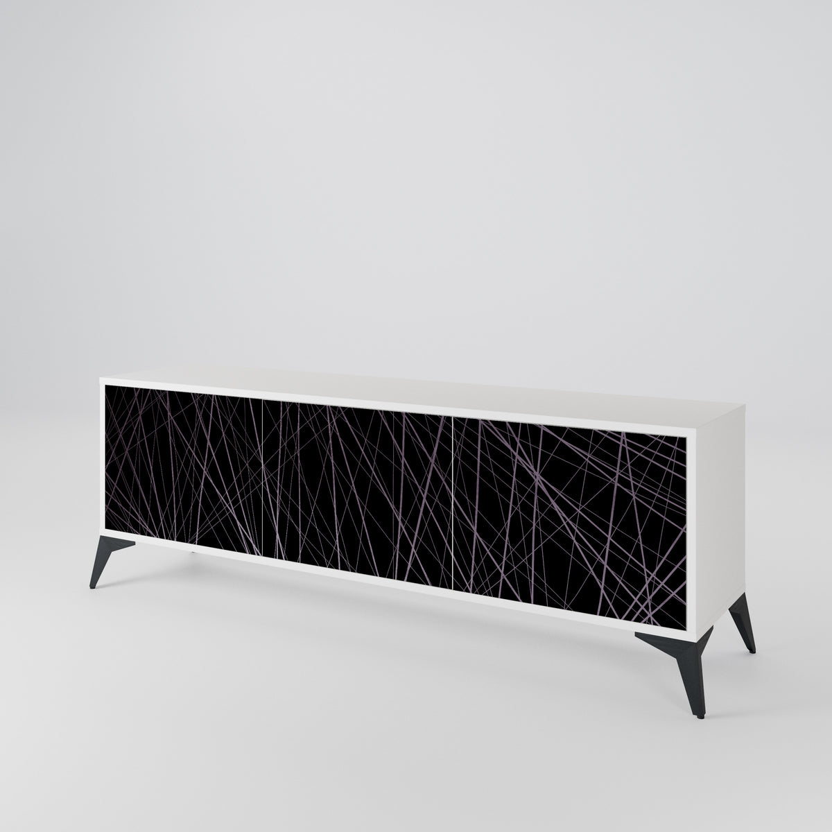 SHIMMER SPIDERGRAM Mueble de TV de 3 Puertas