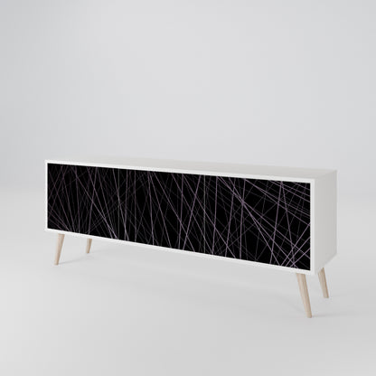 SHIMMER SPIDERGRAM Mueble de TV de 3 Puertas