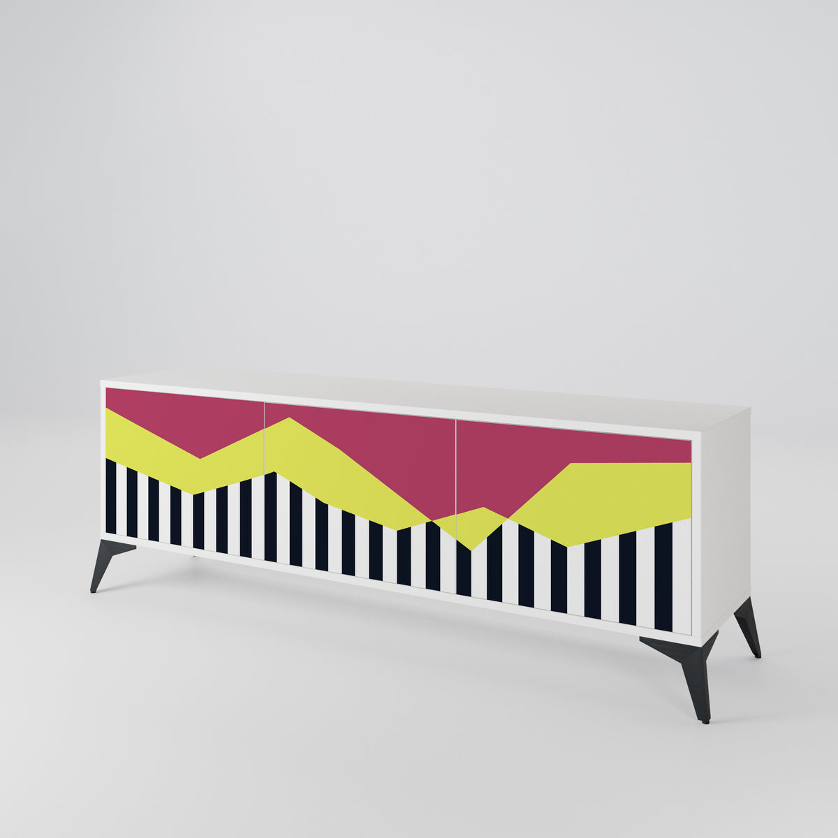 PIANO FANTASY Mueble de TV de 3 Puertas