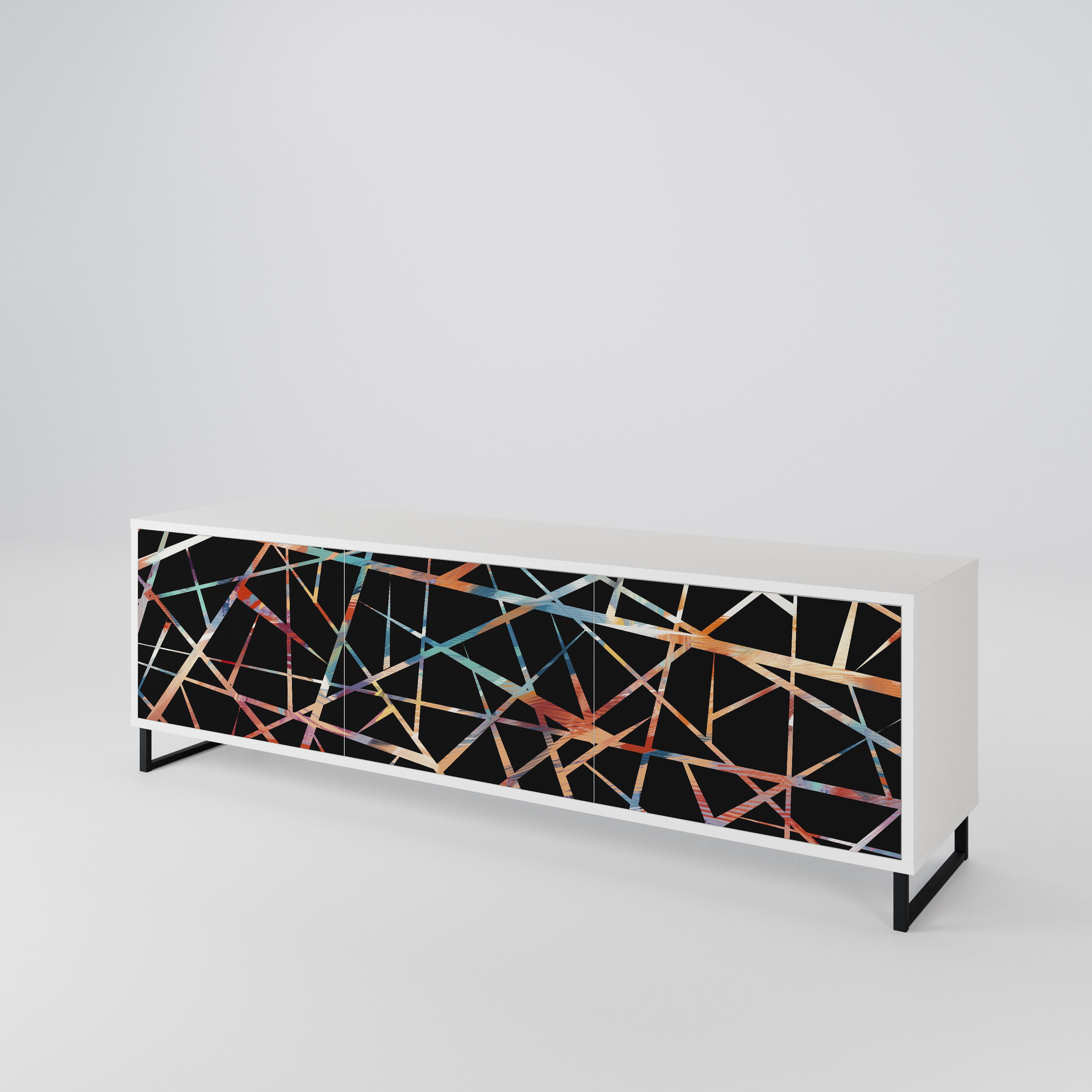 POLYGON VERVE Mueble de TV de 3 Puertas