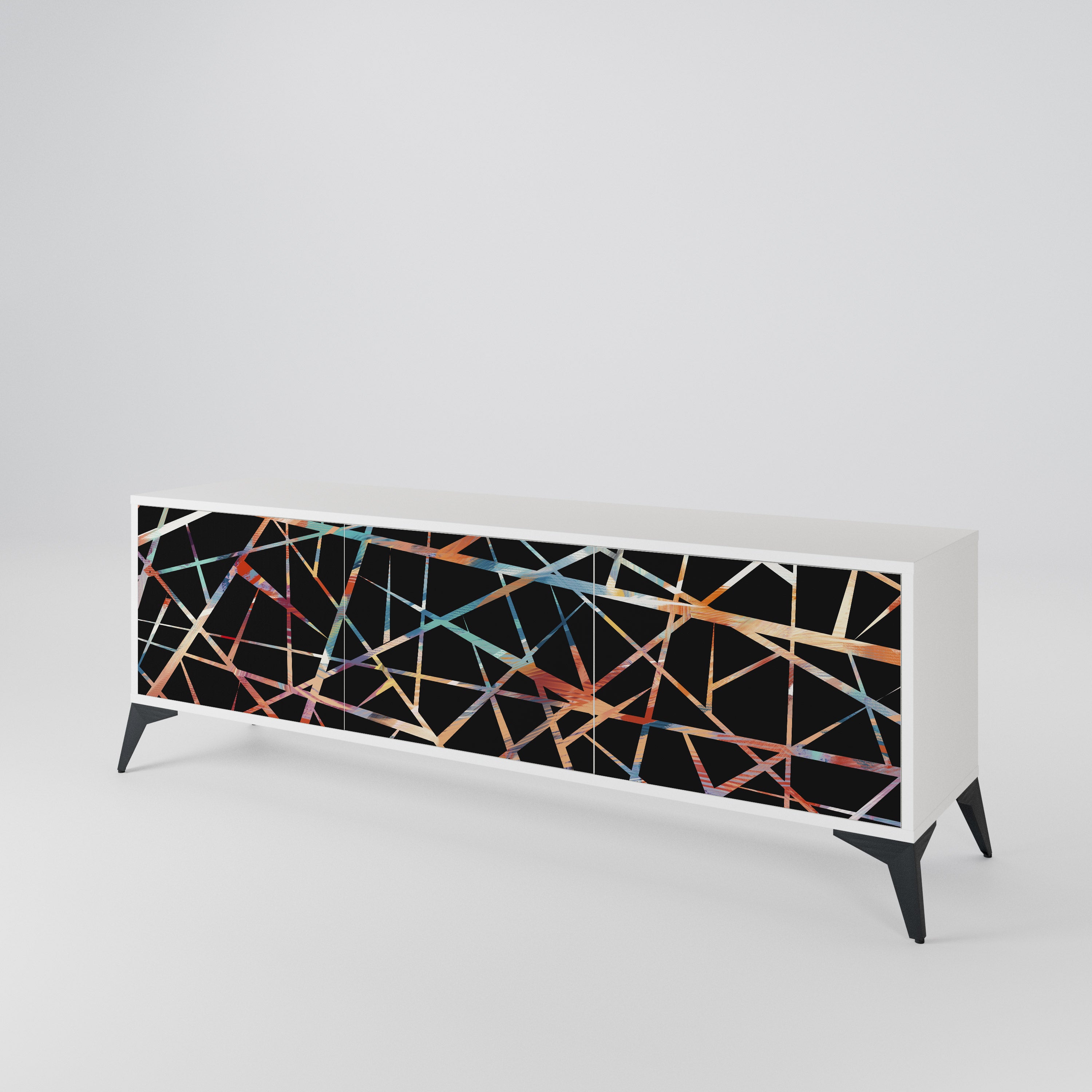 POLYGON VERVE Mueble de TV de 3 Puertas