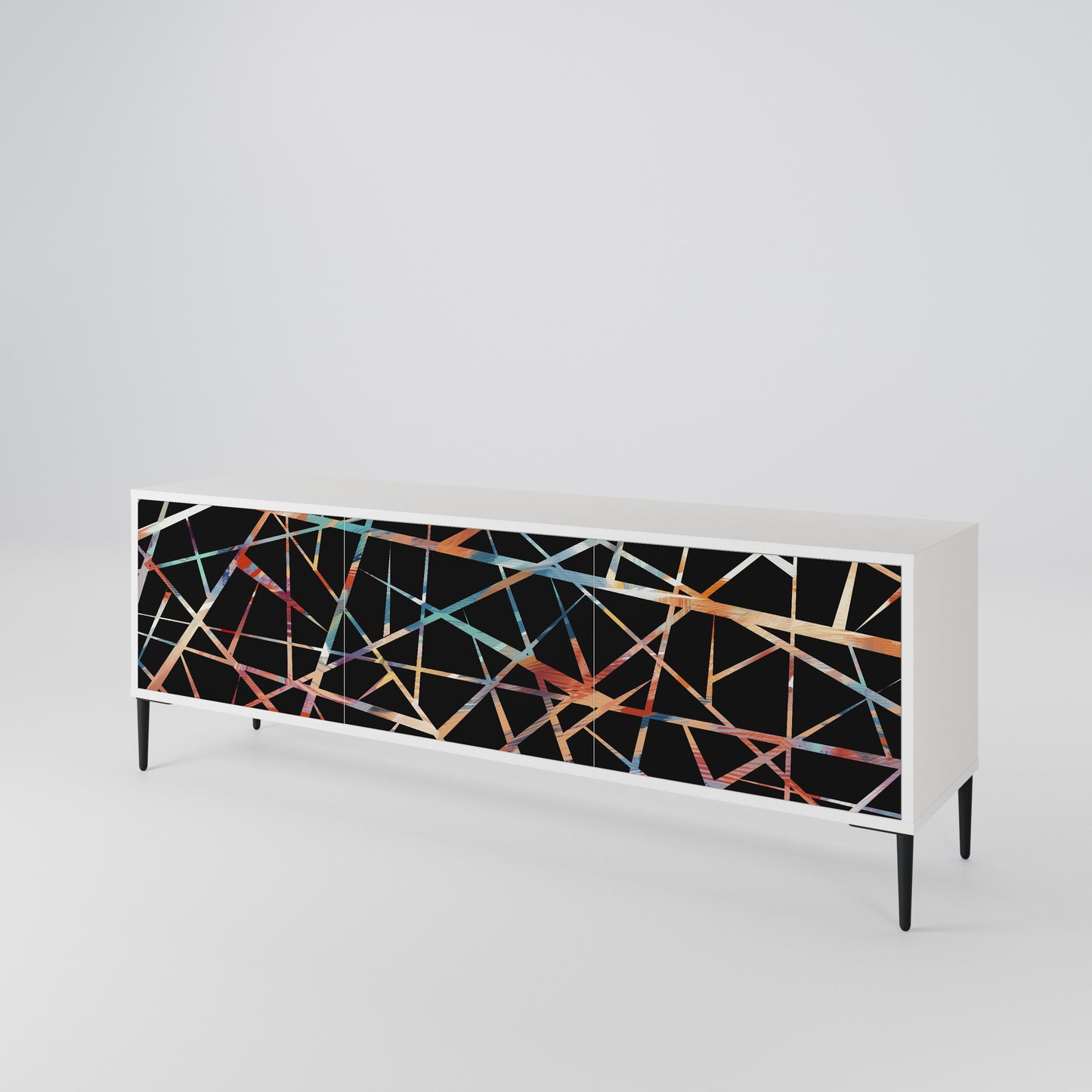 POLYGON VERVE Mueble de TV de 3 Puertas