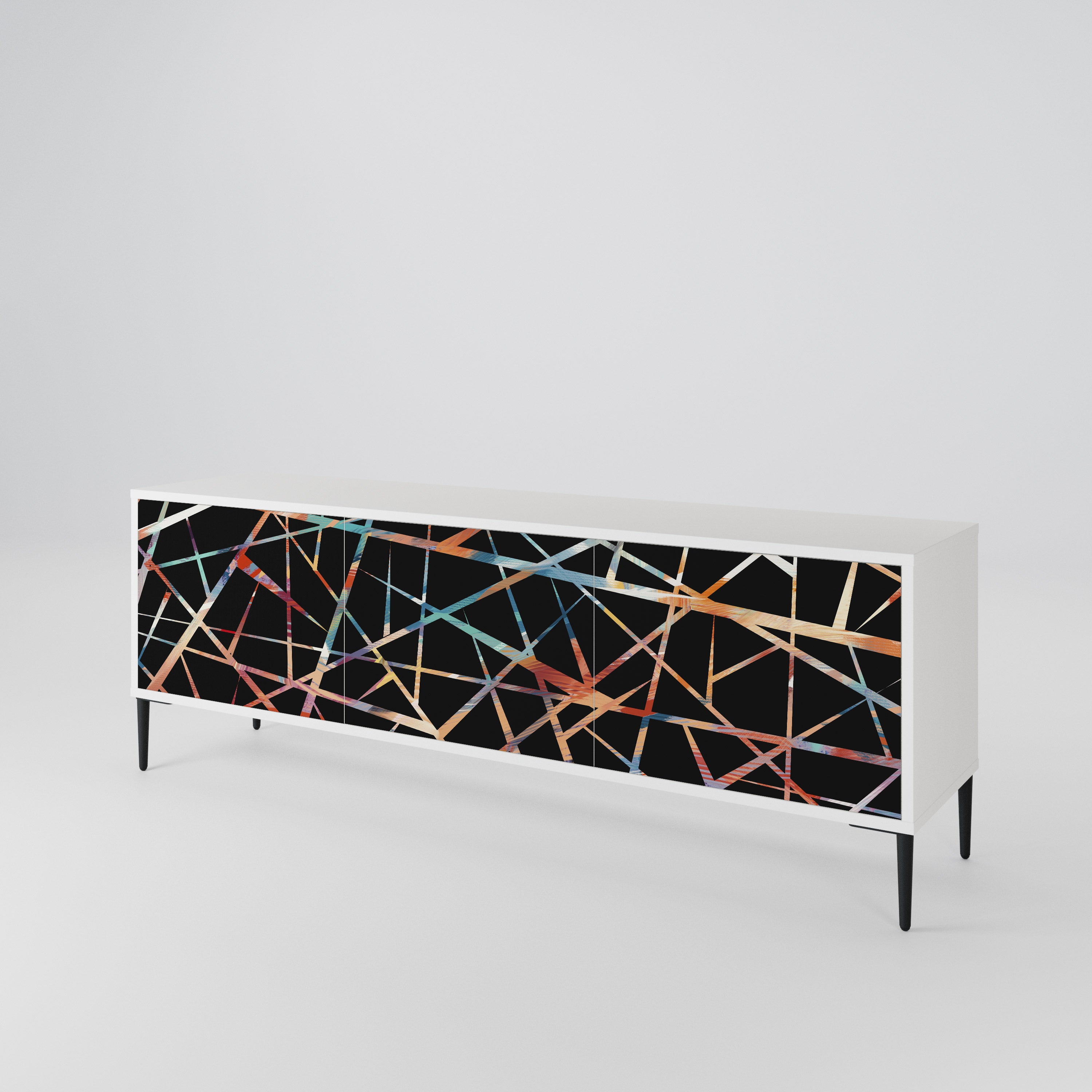 POLYGON VERVE Mueble de TV de 3 Puertas