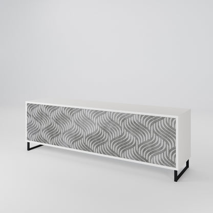CONCRETE MOVEMENT Mueble de TV de 3 Puertas
