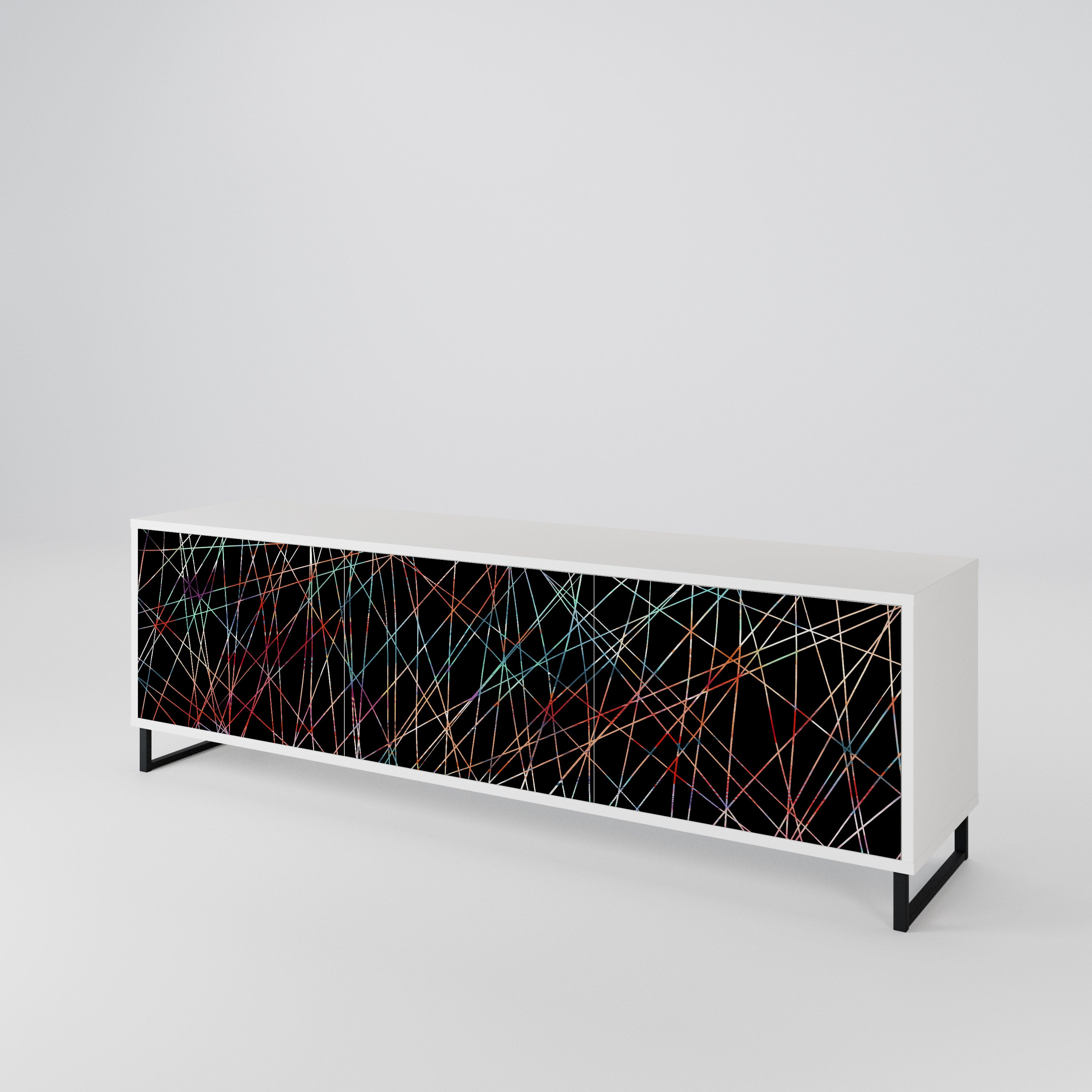 LUMINOUS SNARE Mueble de TV de 3 Puertas