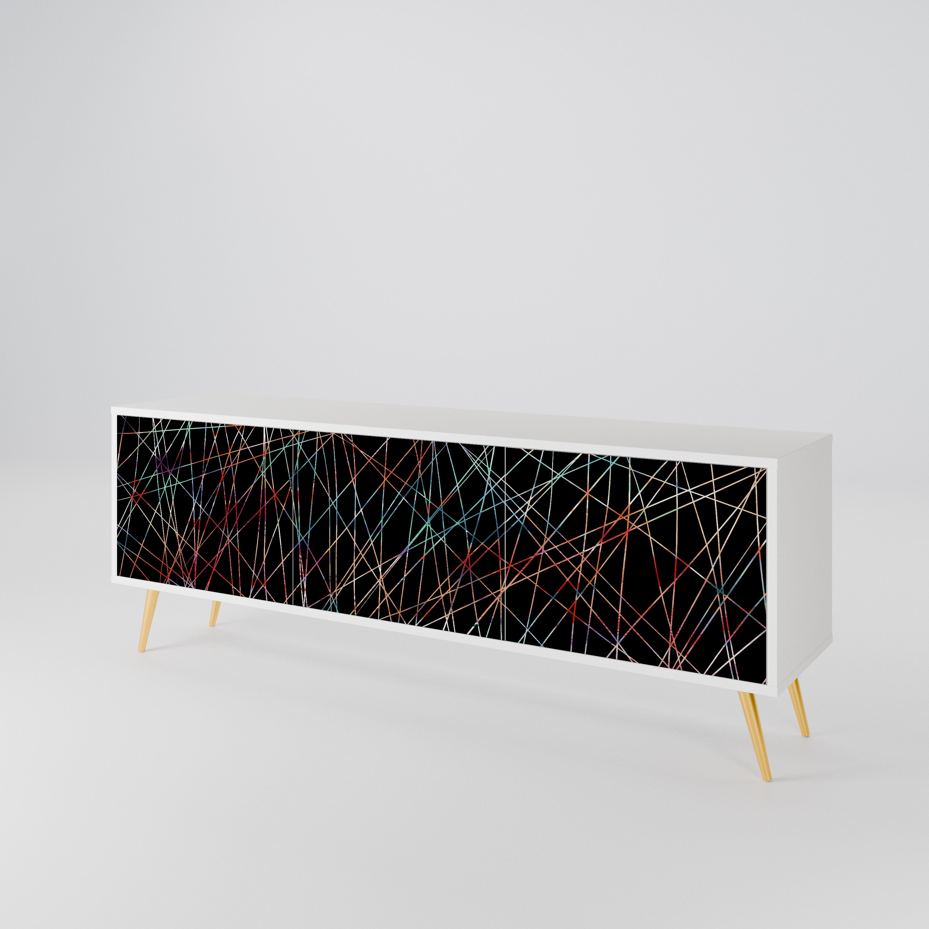 LUMINOUS SNARE Mueble de TV de 3 Puertas