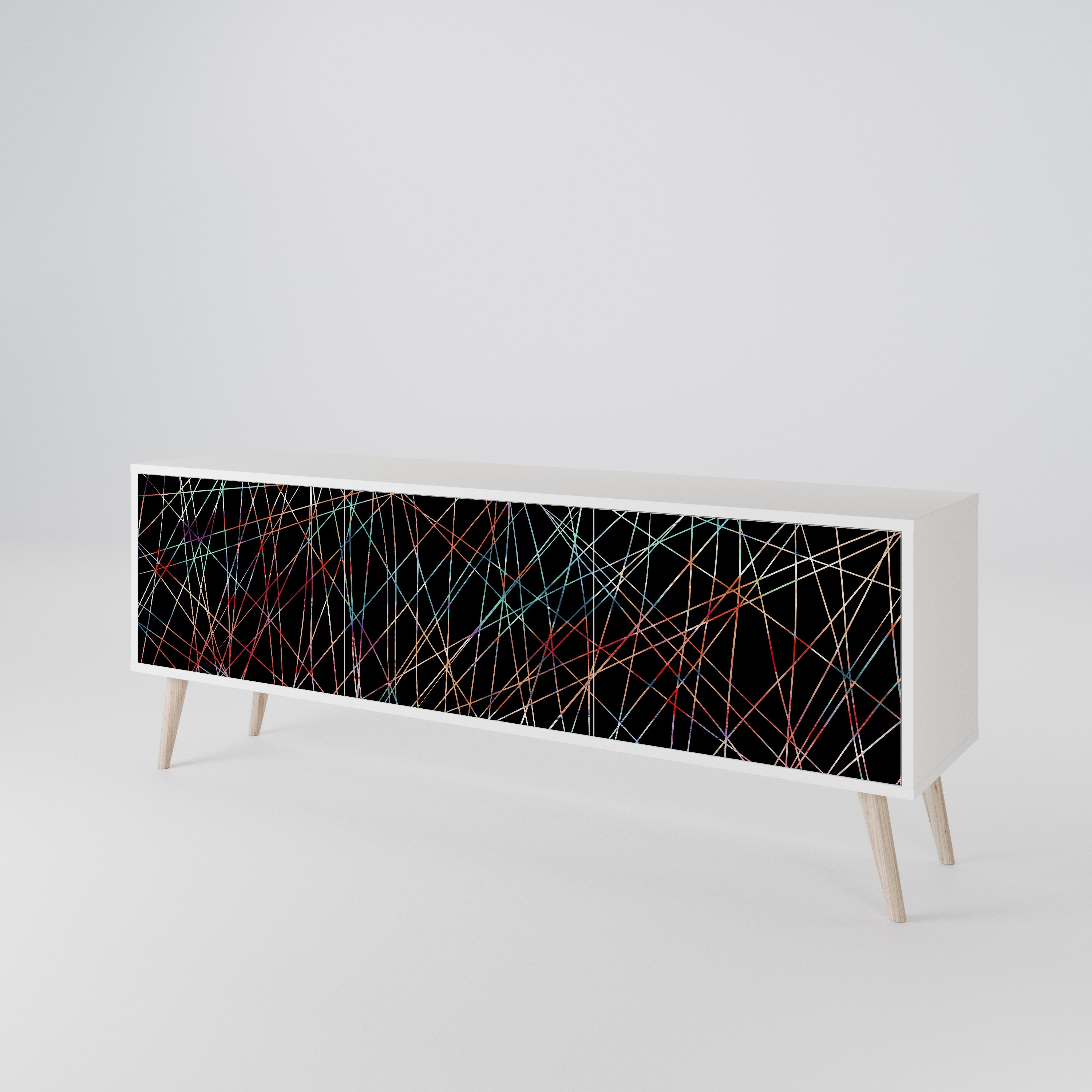 LUMINOUS SNARE Mueble de TV de 3 Puertas