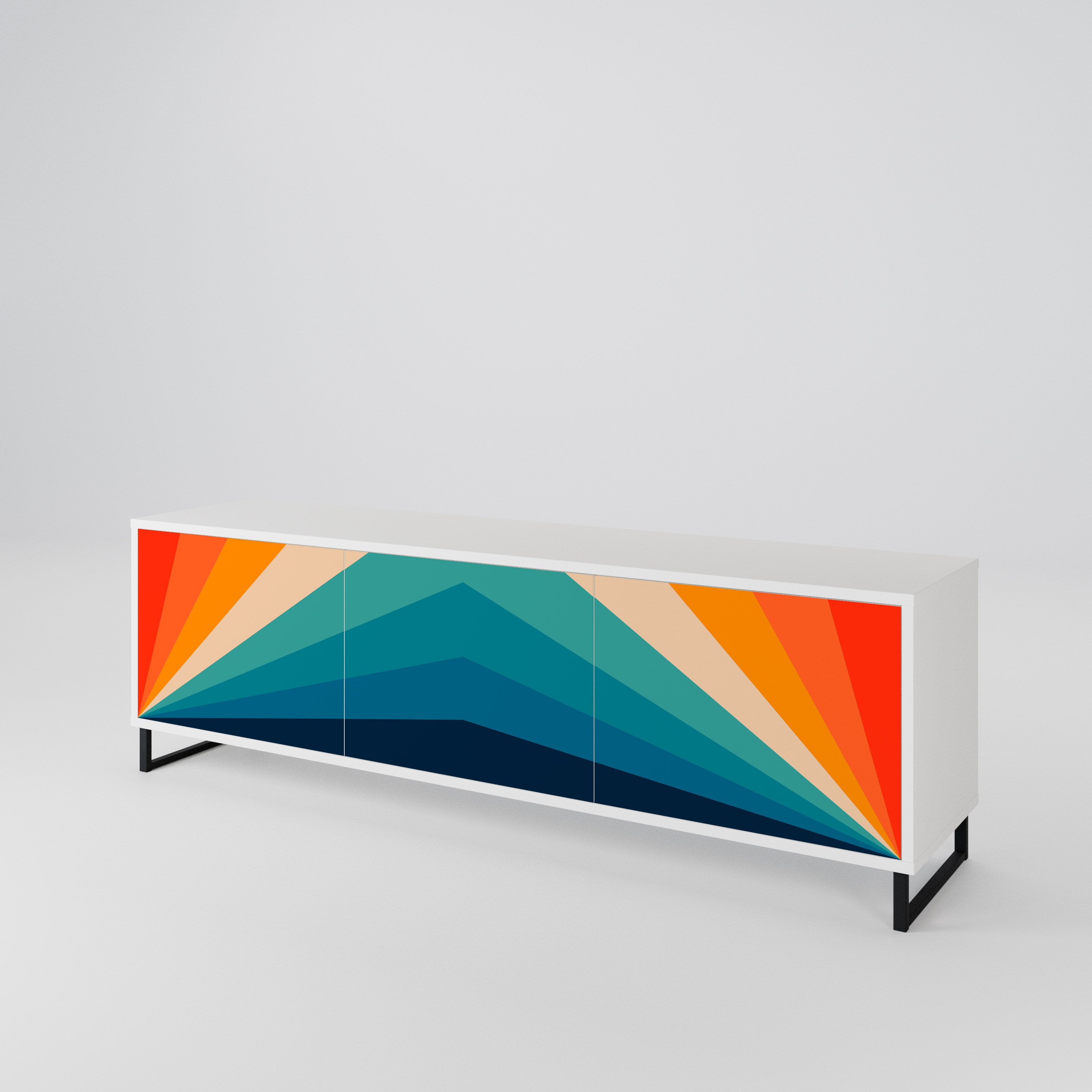 PRISM CONCUSSION Mueble de TV de 3 Puertas