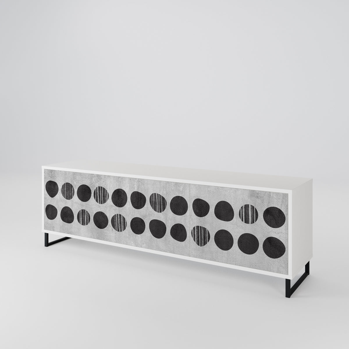 GHOSTLY GRADIENTS Mueble de TV de 3 Puertas