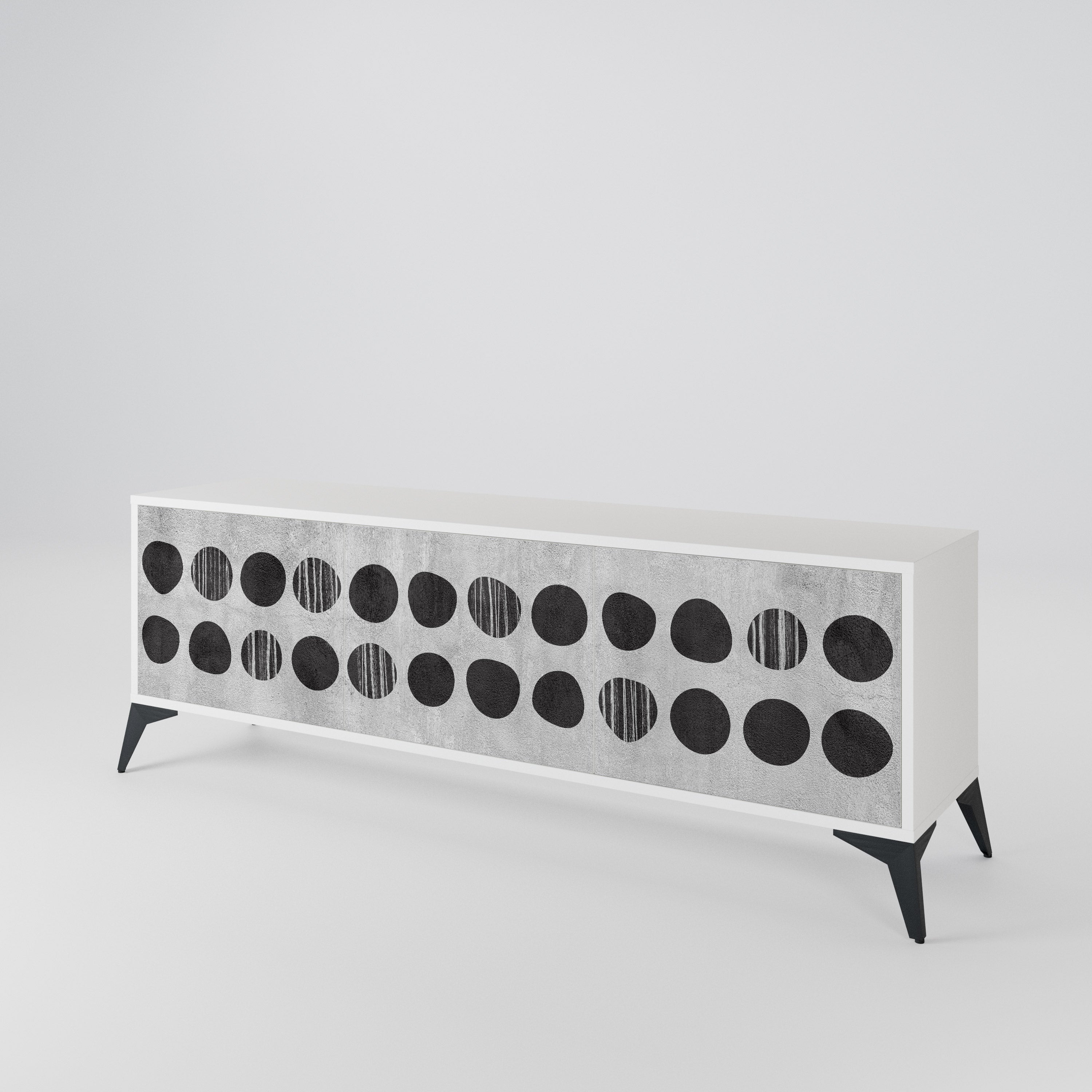 GHOSTLY GRADIENTS Mueble de TV de 3 Puertas