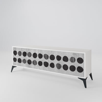GHOSTLY GRADIENTS Mueble de TV de 3 Puertas