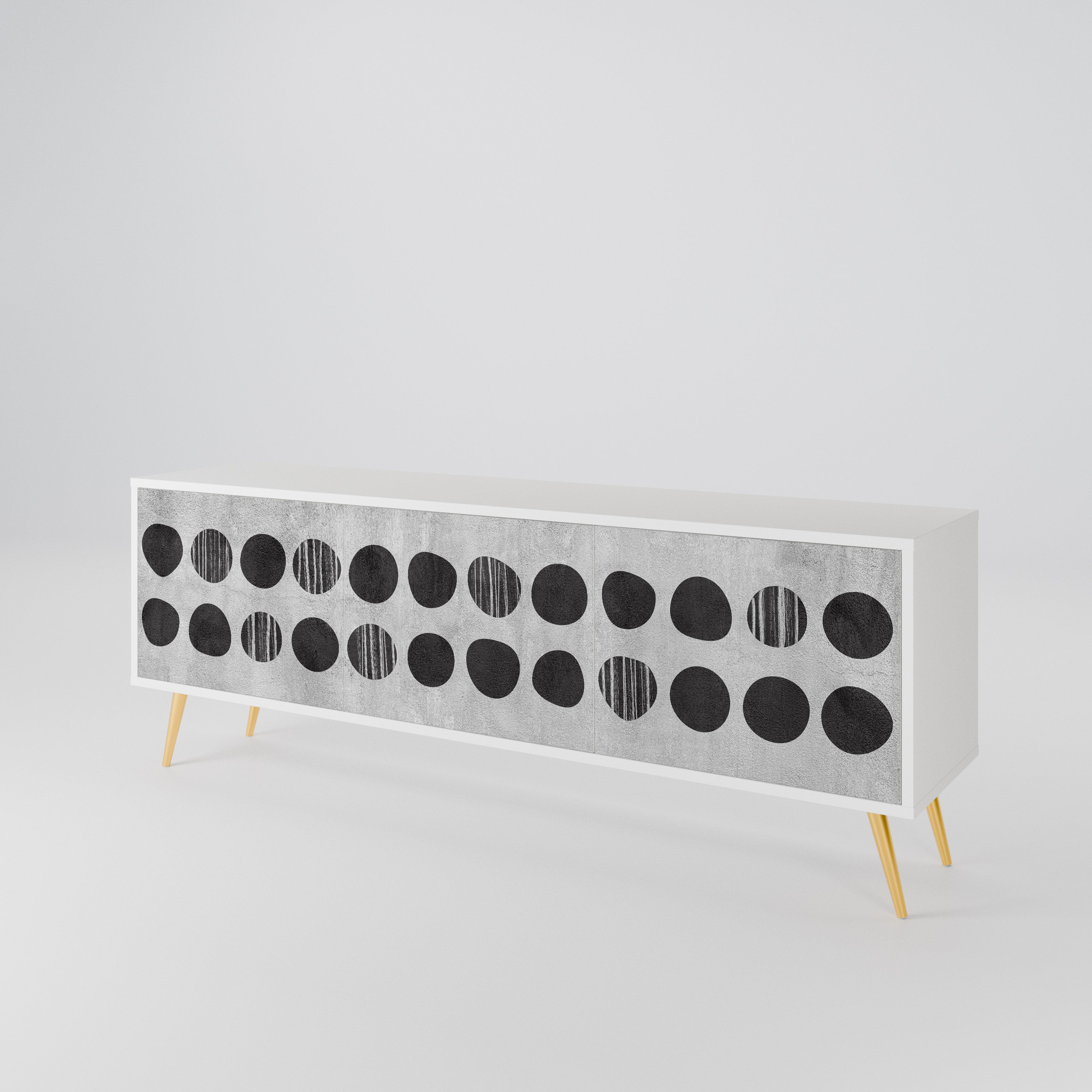 GHOSTLY GRADIENTS Mueble de TV de 3 Puertas