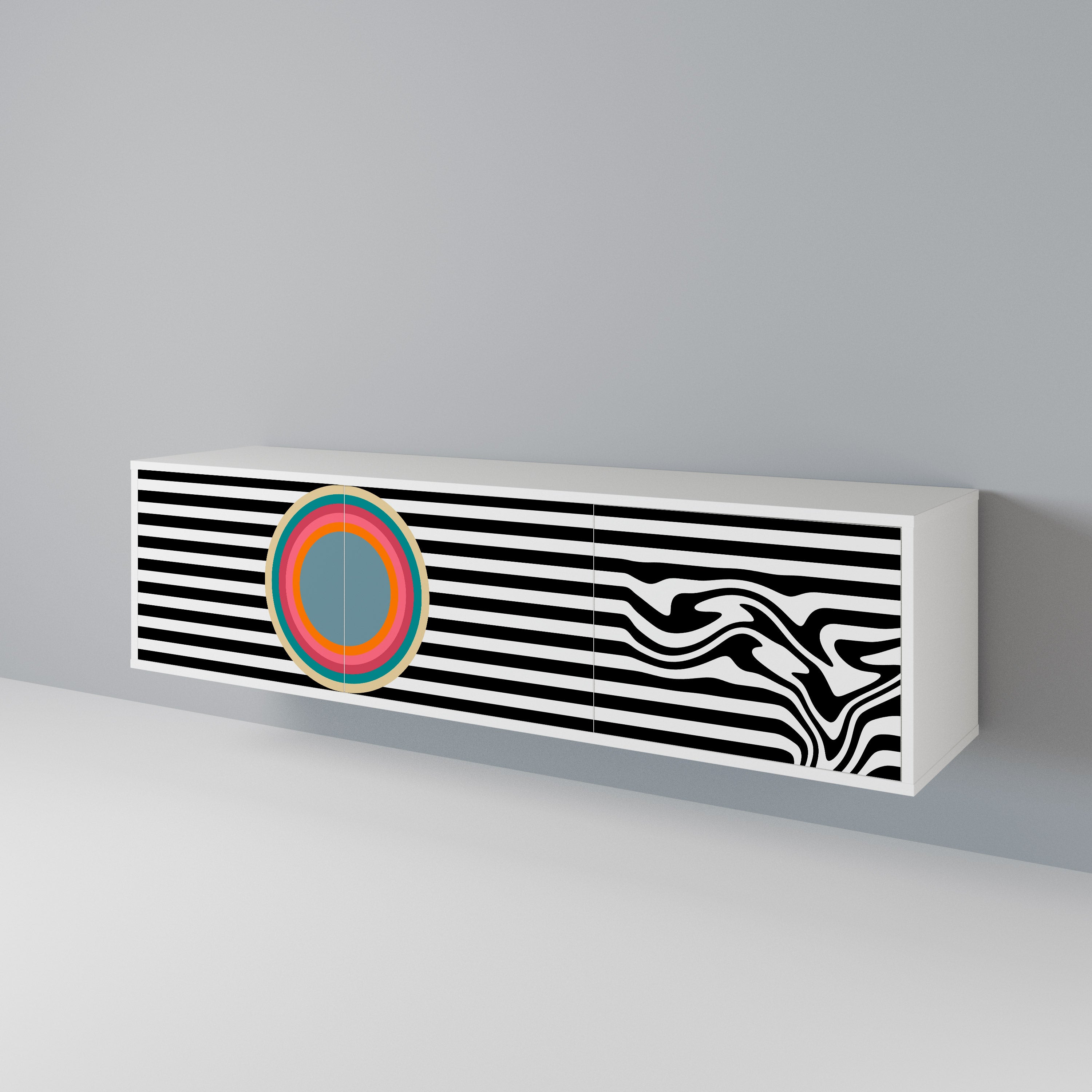 SPECTRA SHOWCASE Mueble de TV de 3 Puertas