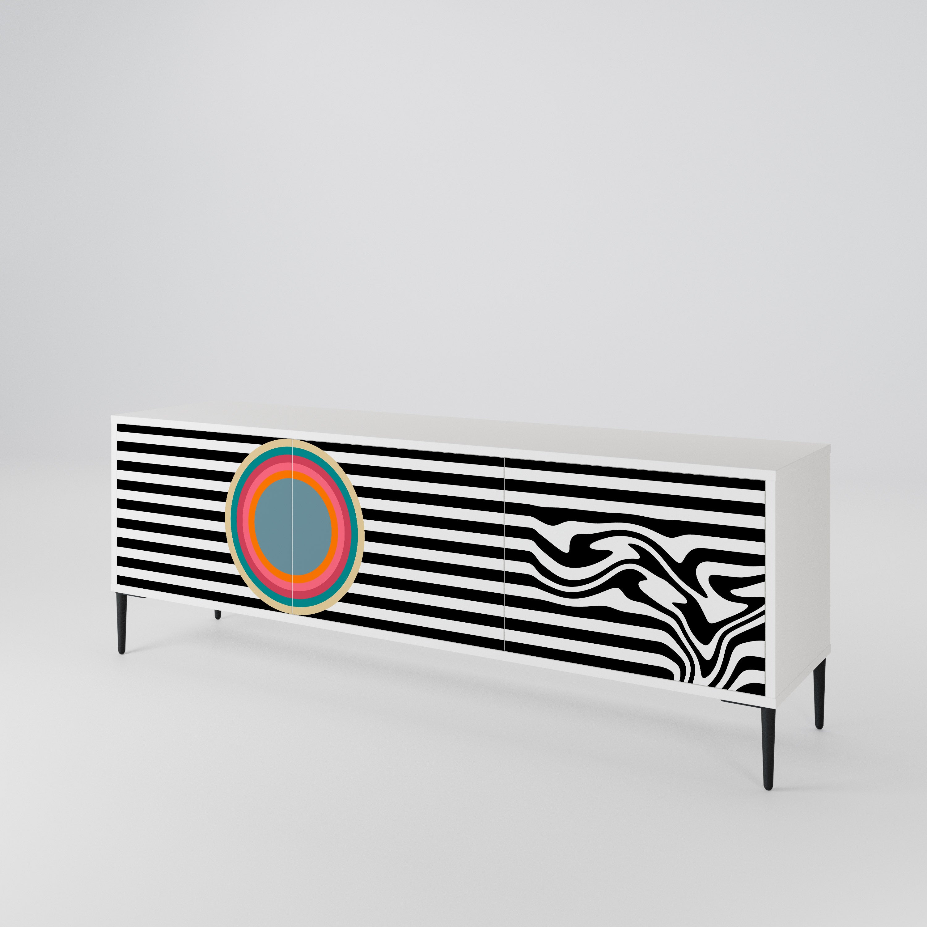 SPECTRA SHOWCASE Mueble de TV de 3 Puertas