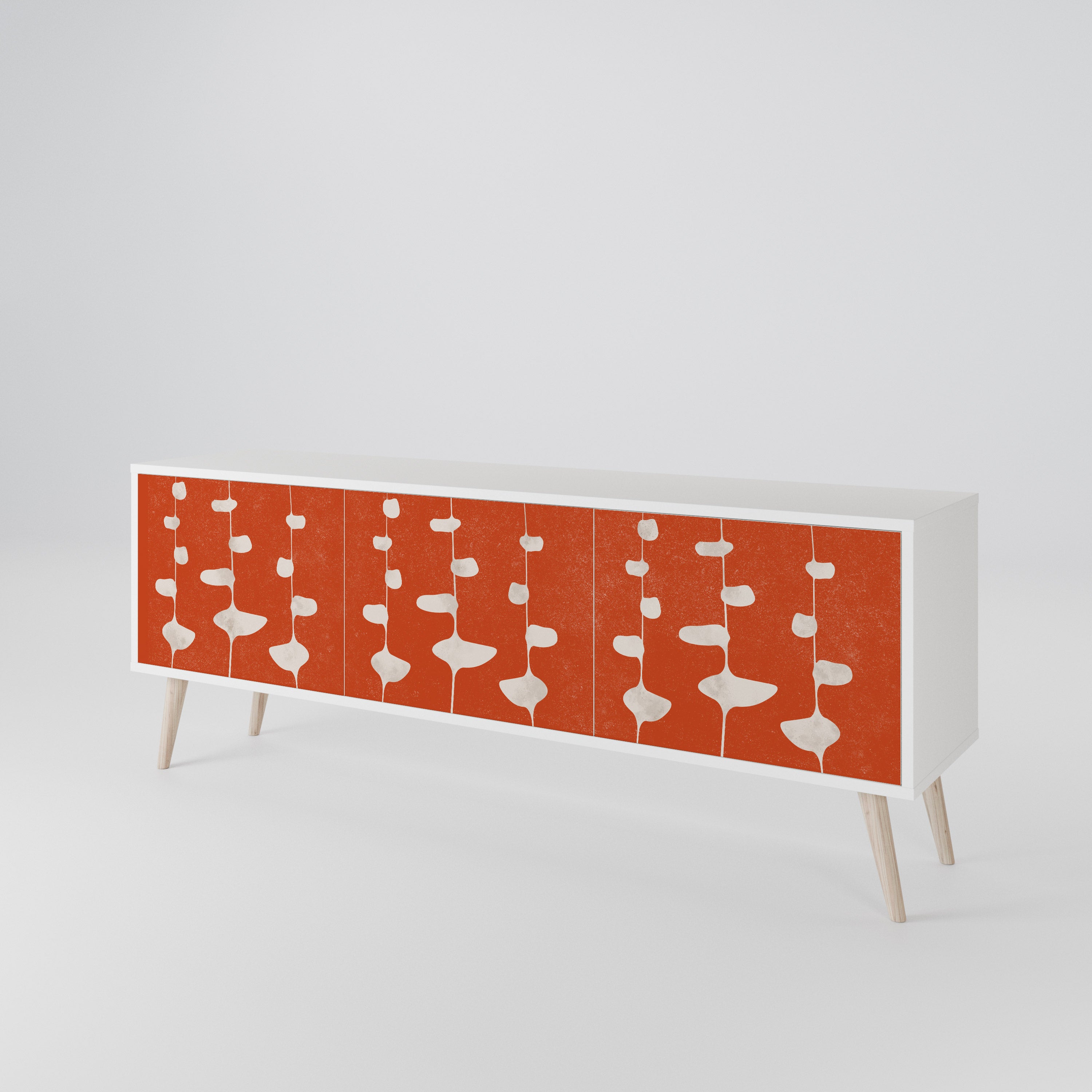 COURAGE MOLD Mueble de TV de 3 Puertas