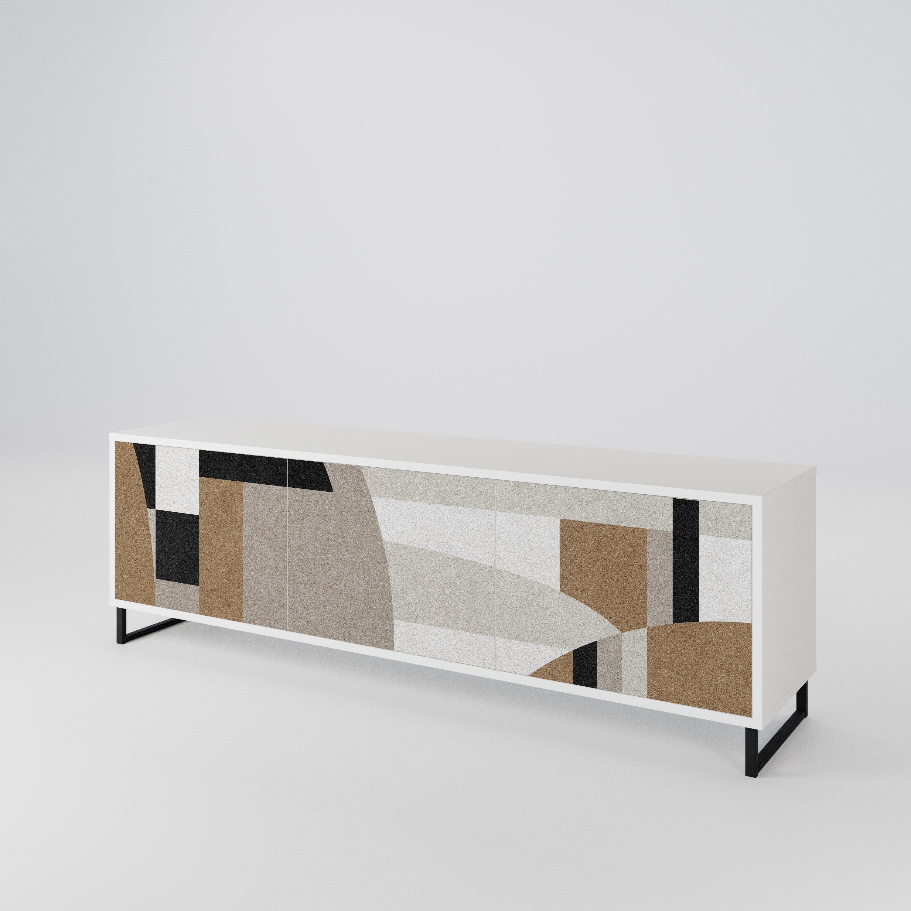 DELICATE MEMENTO Mueble de TV de 3 Puertas