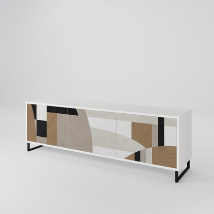 DELICATE MEMENTO Mueble de TV de 3 Puertas