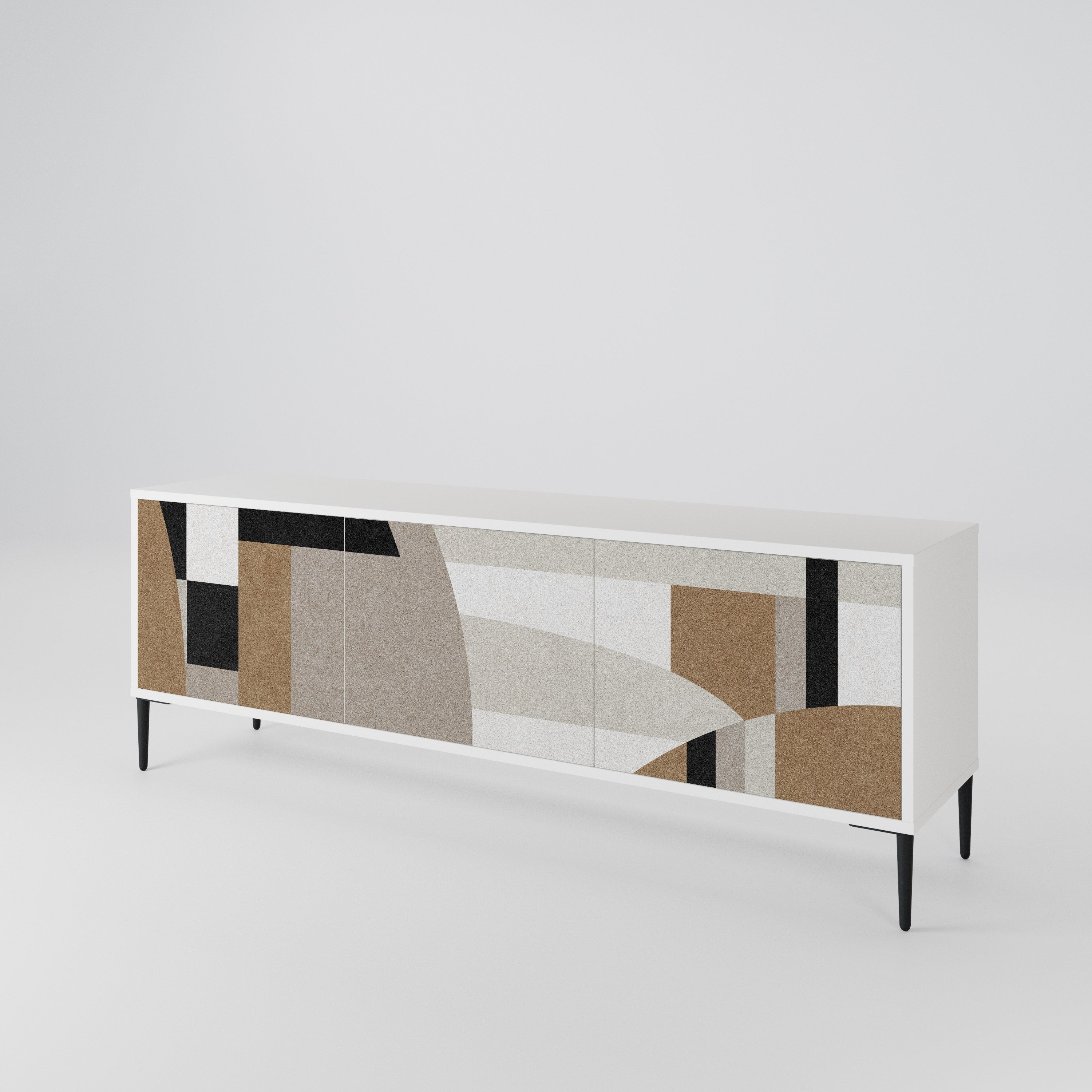 DELICATE MEMENTO Mueble de TV de 3 Puertas