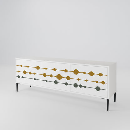 VIVID TONE Mueble de TV de 3 Puertas