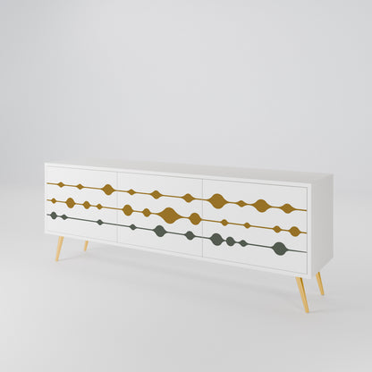 VIVID TONE Mueble de TV de 3 Puertas
