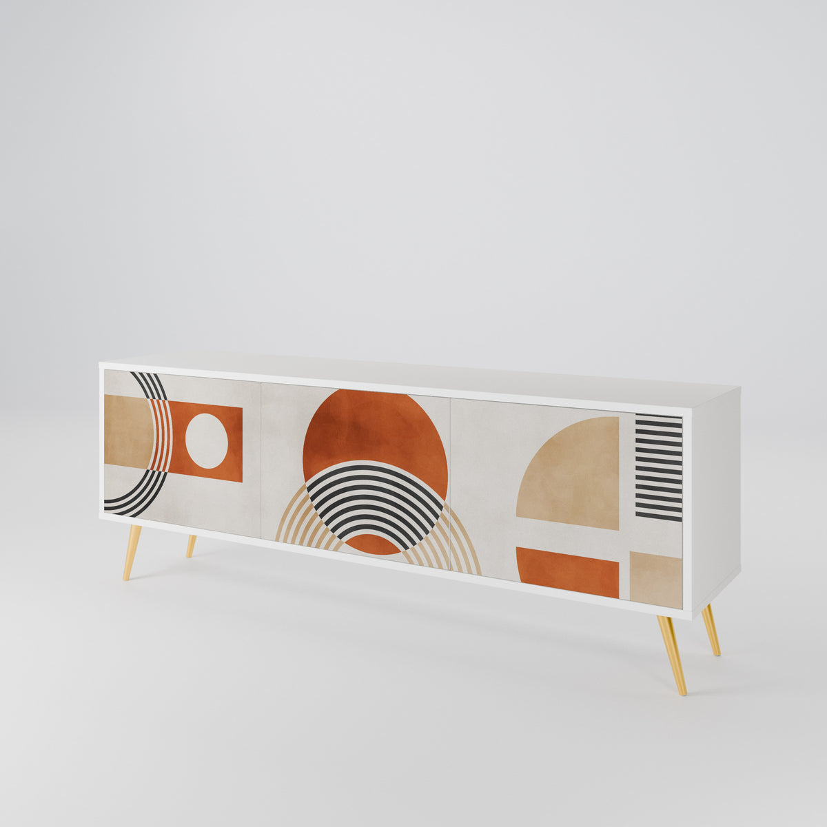SPACE AROUND Mueble de TV de 3 Puertas