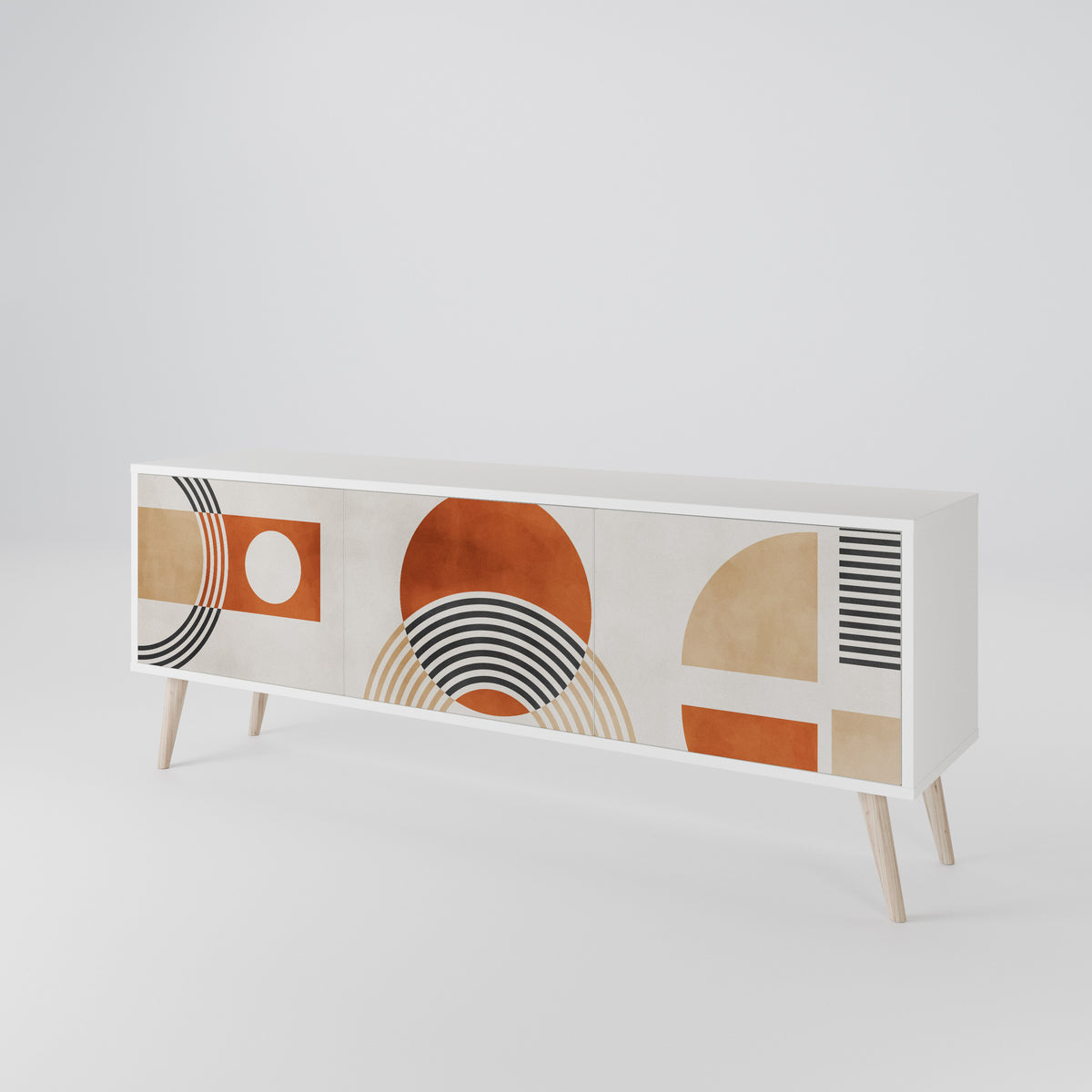 SPACE AROUND Mueble de TV de 3 Puertas