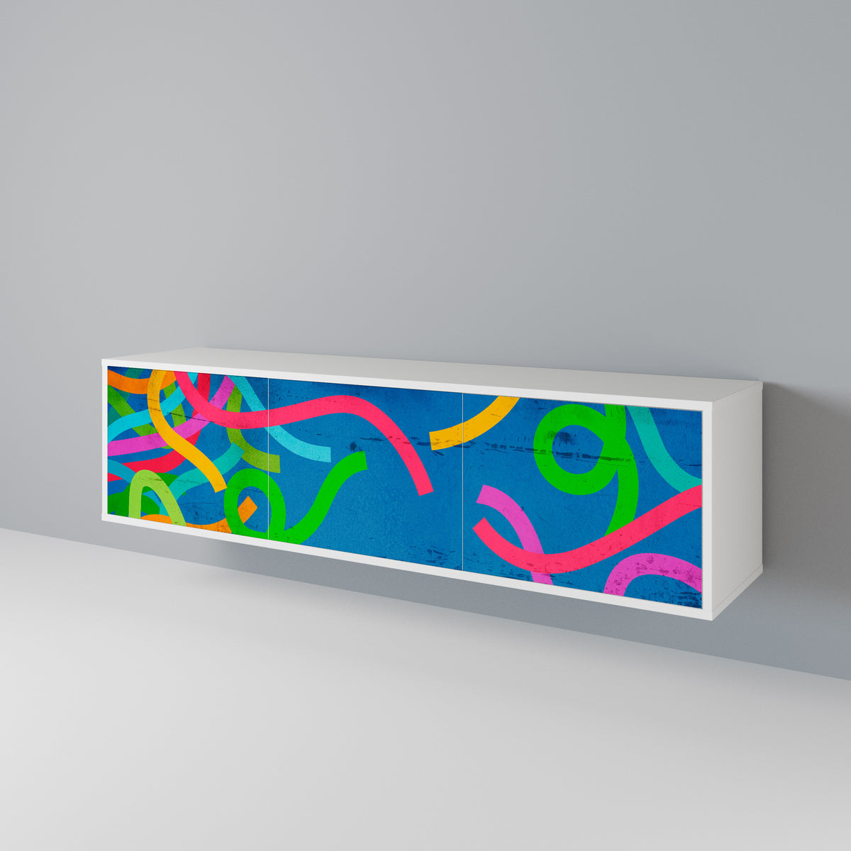 STREAMER TANGLE Mueble de TV de 3 Puertas