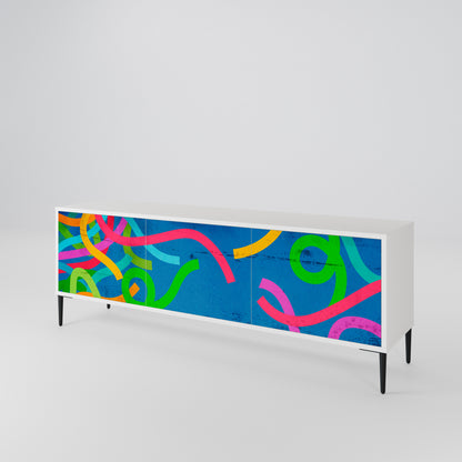 STREAMER TANGLE Mueble de TV de 3 Puertas