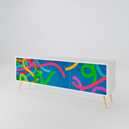 STREAMER TANGLE Mueble de TV de 3 Puertas