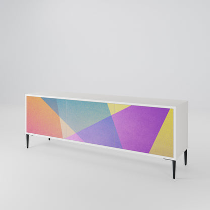 BRIGHT GEOMETRY Mueble de TV de 3 Puertas