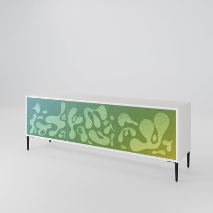 IRREGULAR BLUE Mueble de TV de 3 Puertas