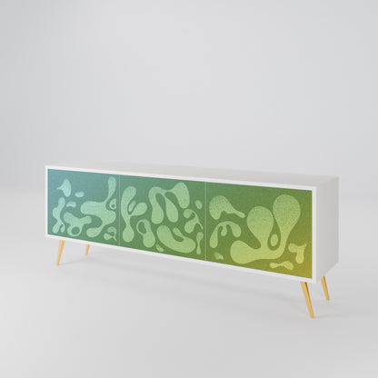 IRREGULAR BLUE Mueble de TV de 3 Puertas