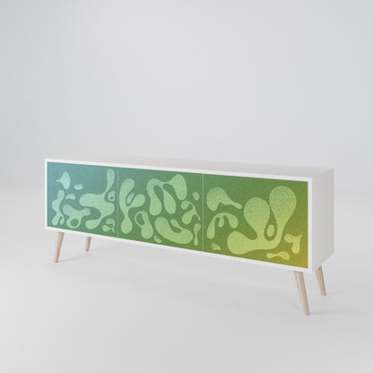 IRREGULAR BLUE Mueble de TV de 3 Puertas
