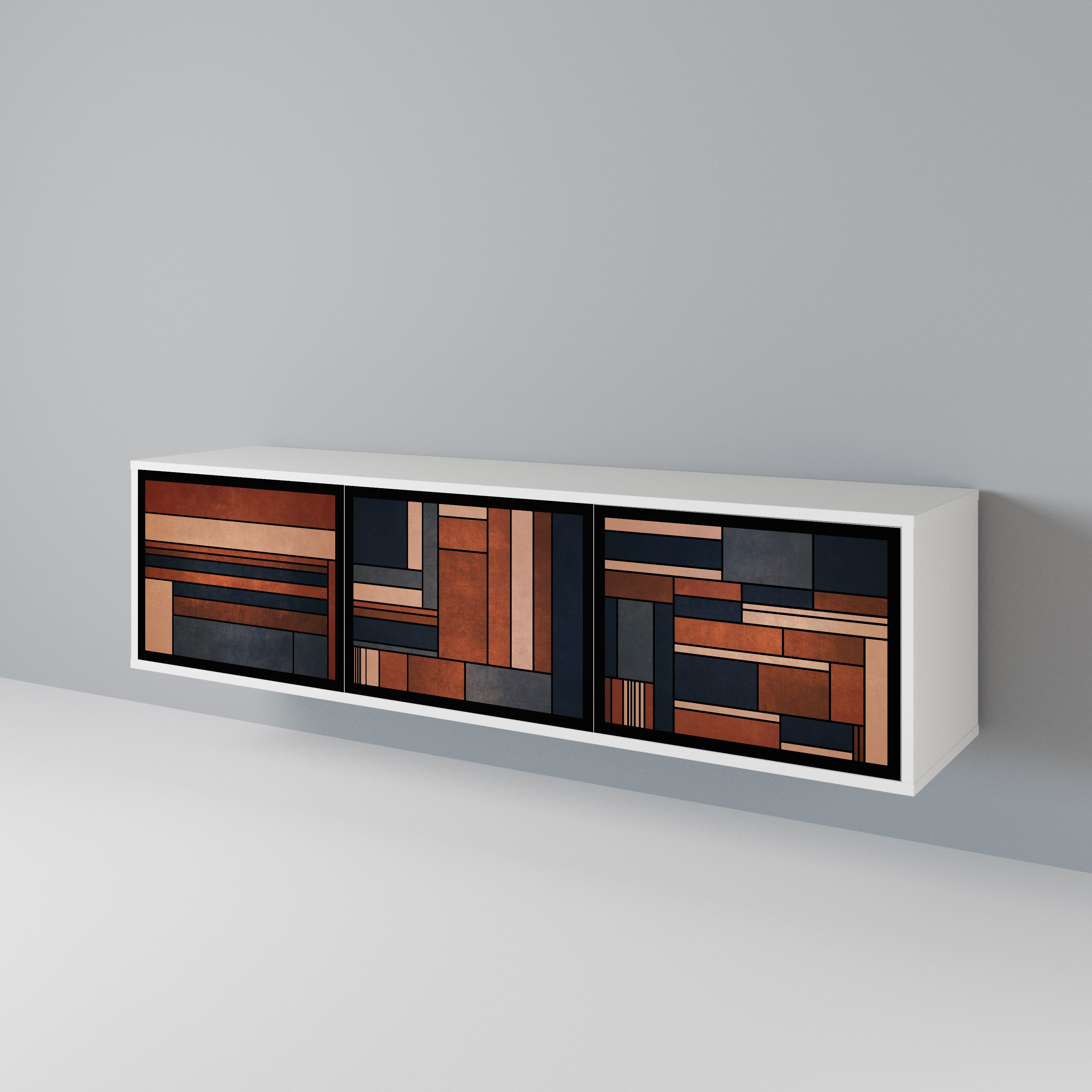 INTREPID FORMATION Mueble de TV de 3 Puertas