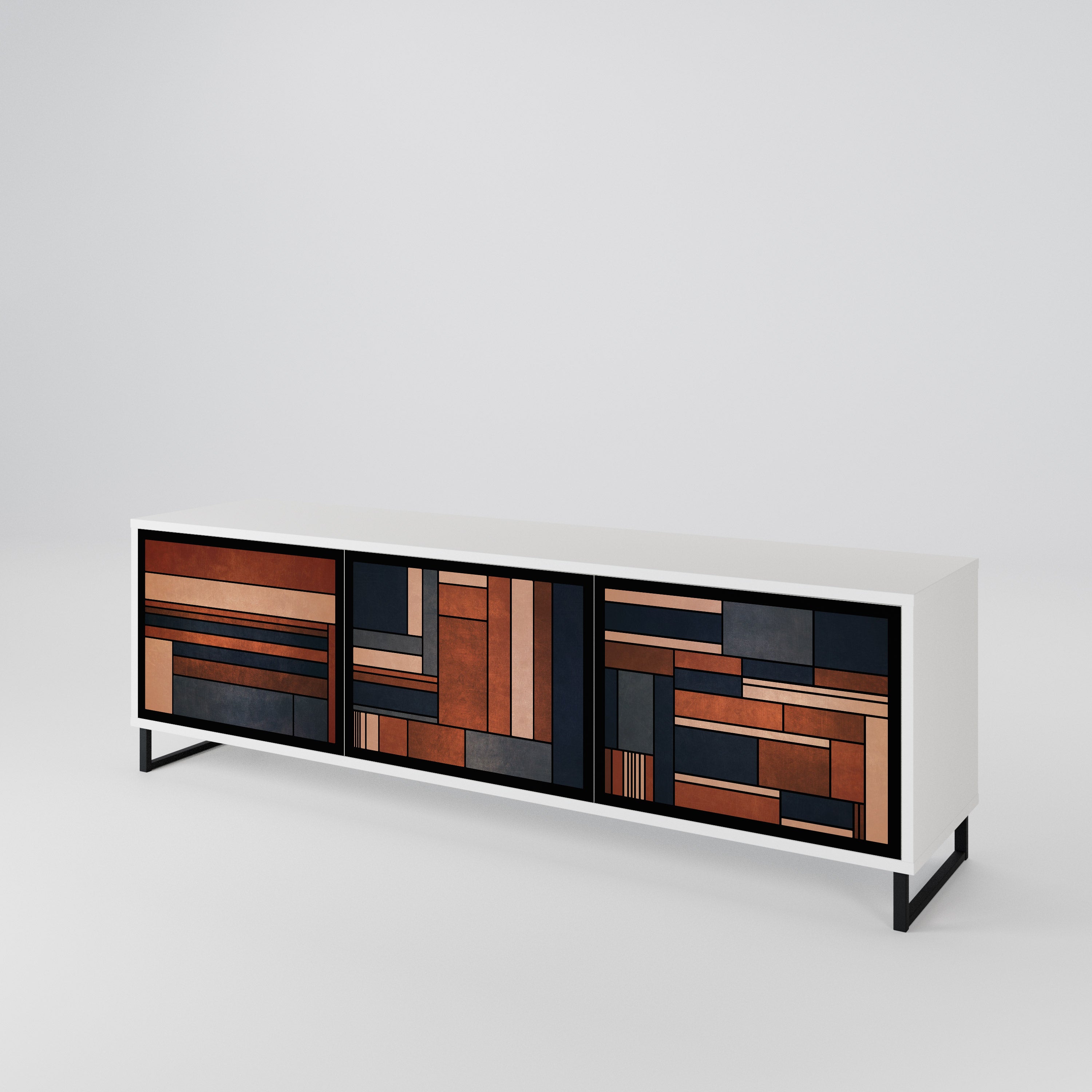 INTREPID FORMATION Mueble de TV de 3 Puertas