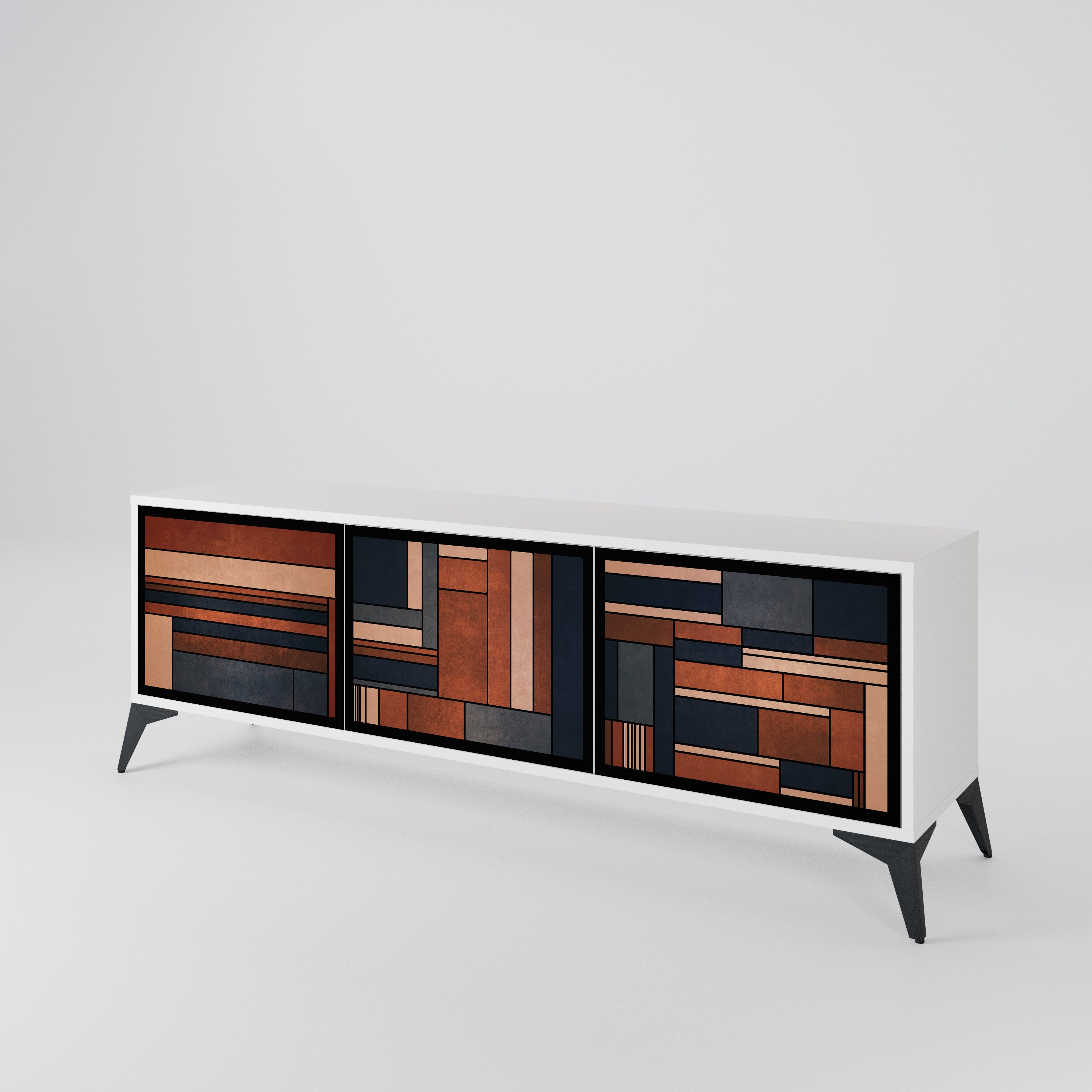 INTREPID FORMATION Mueble de TV de 3 Puertas