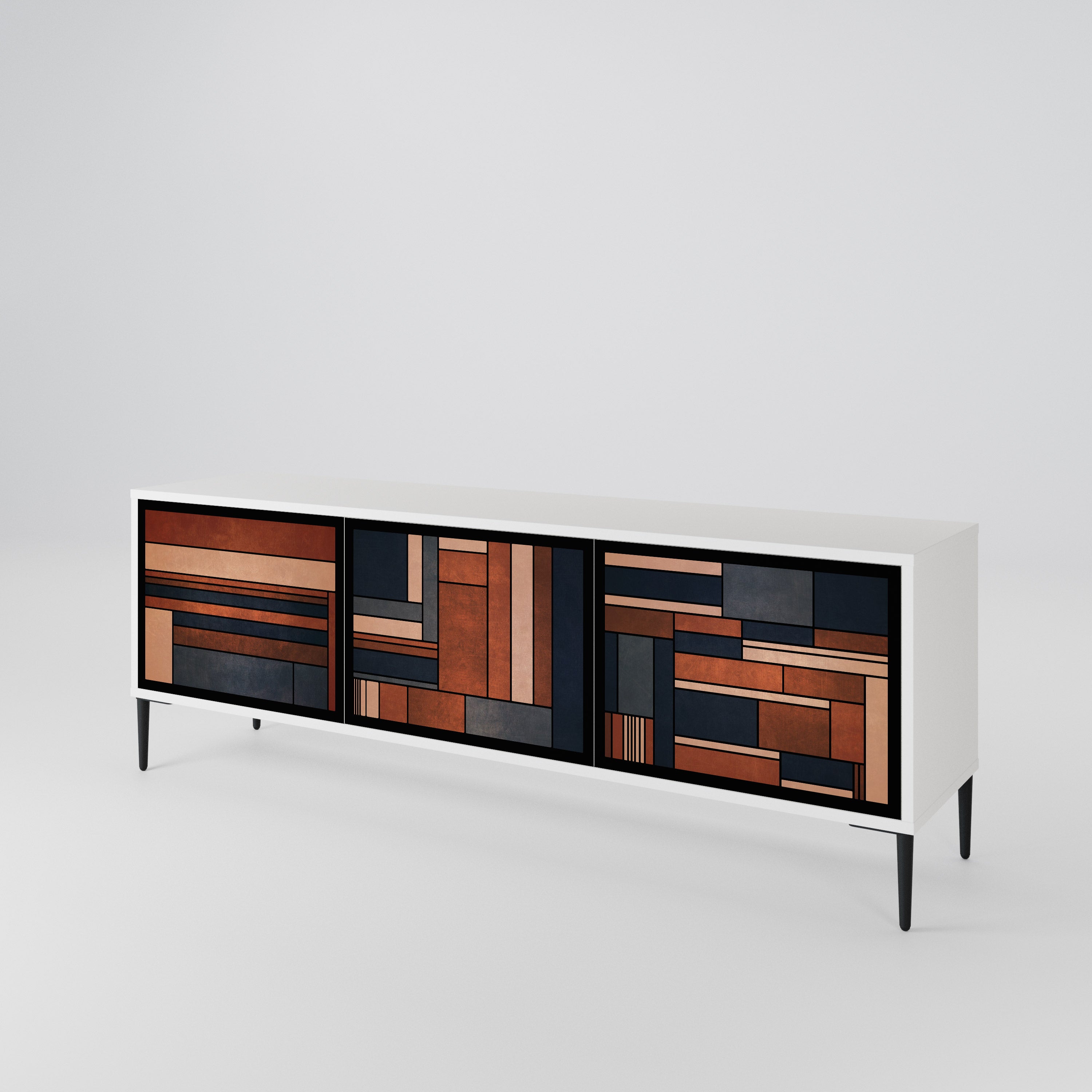 INTREPID FORMATION Mueble de TV de 3 Puertas
