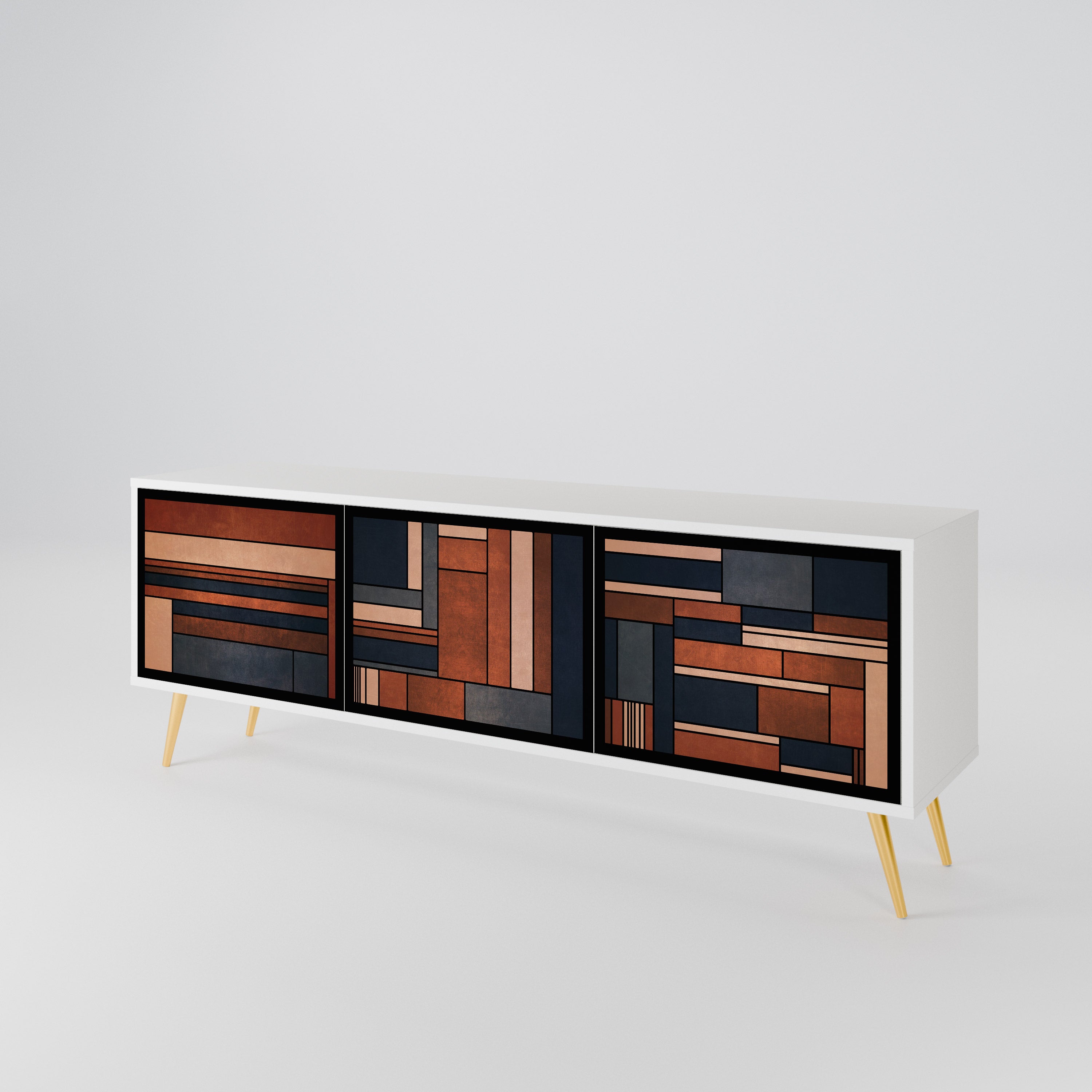 INTREPID FORMATION Mueble de TV de 3 Puertas