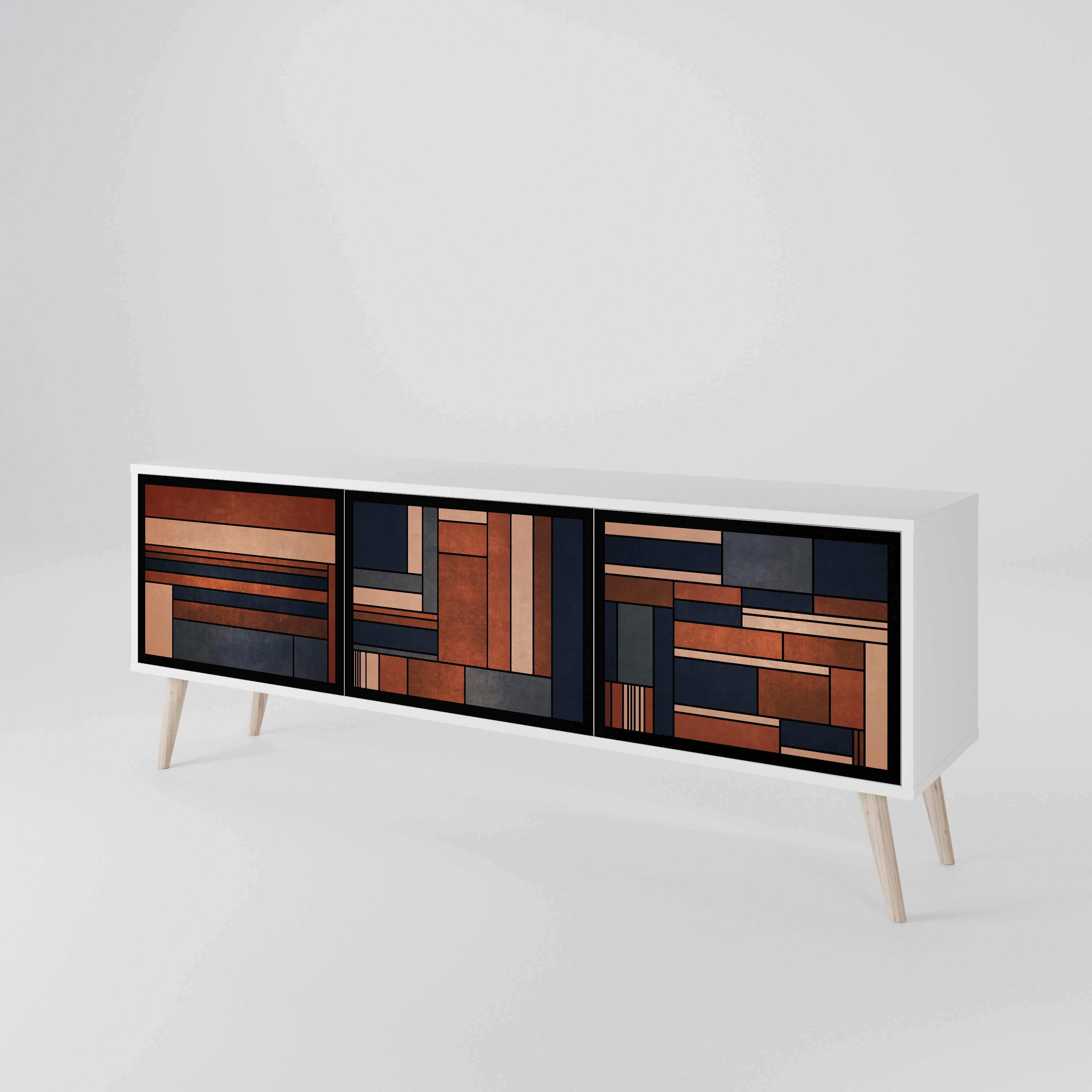 INTREPID FORMATION Mueble de TV de 3 Puertas