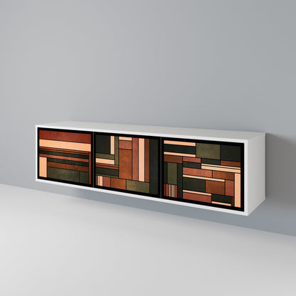 FIGURES OF NATURE Mueble de TV de 3 Puertas