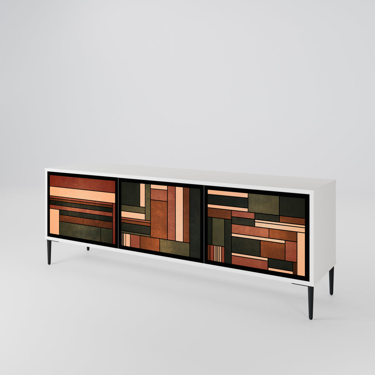 FIGURES OF NATURE Mueble de TV de 3 Puertas