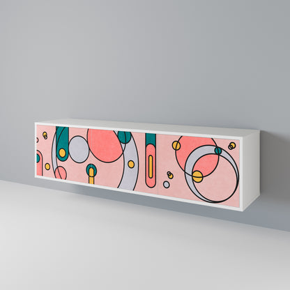 GOSSAMER ECHOES Mueble de TV de 3 Puertas