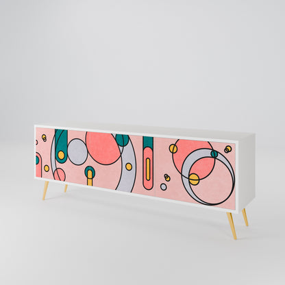 GOSSAMER ECHOES Mueble de TV de 3 Puertas