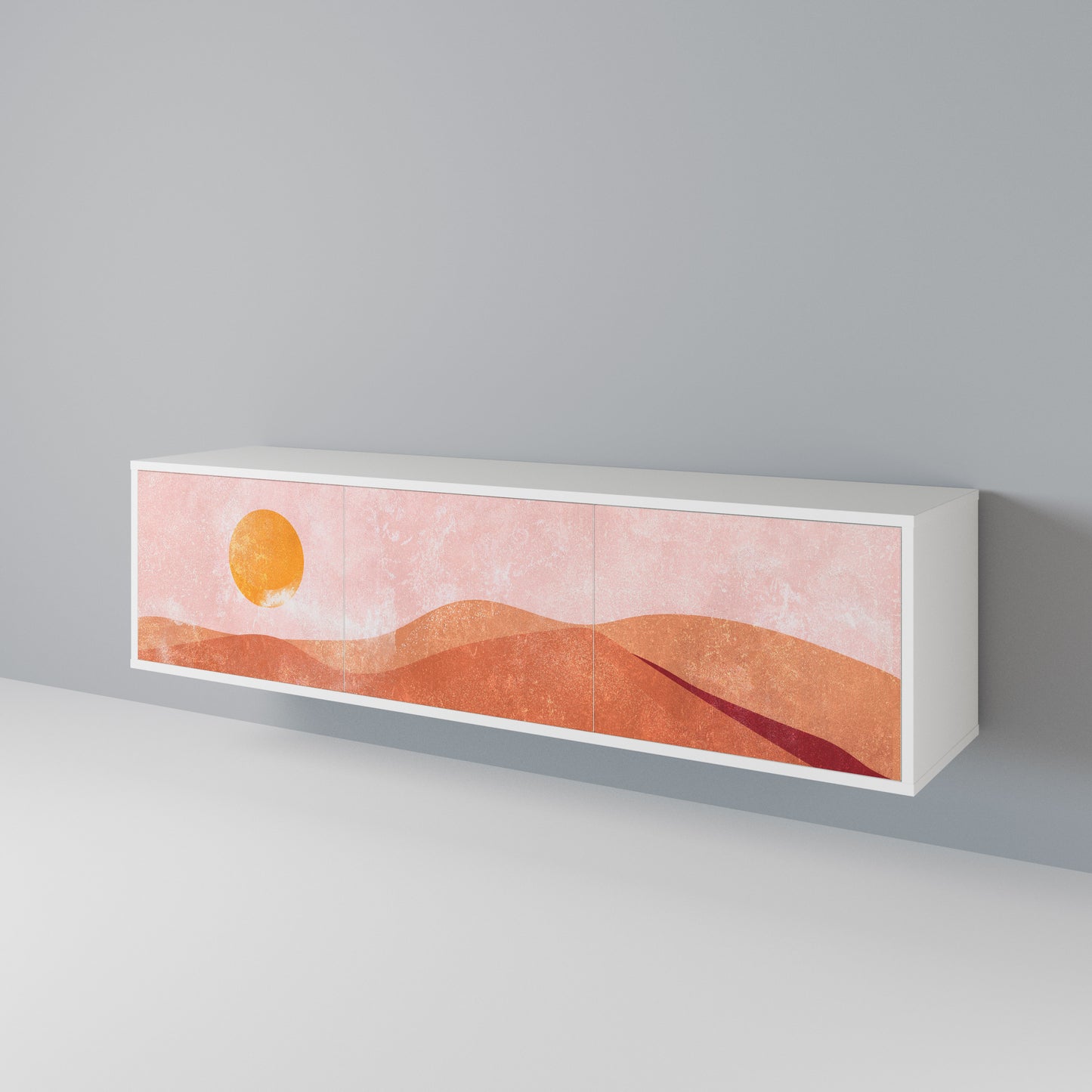 LUMINOUS SUNLIGHT Mueble de TV de 3 Puertas
